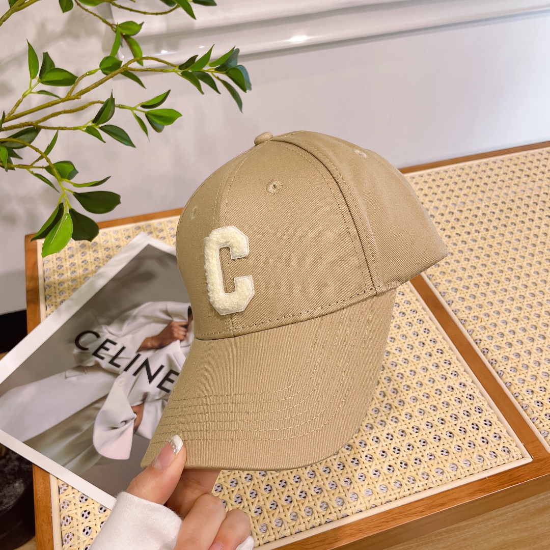 [CELINE] 2023 spring and summer new simple baseball cap