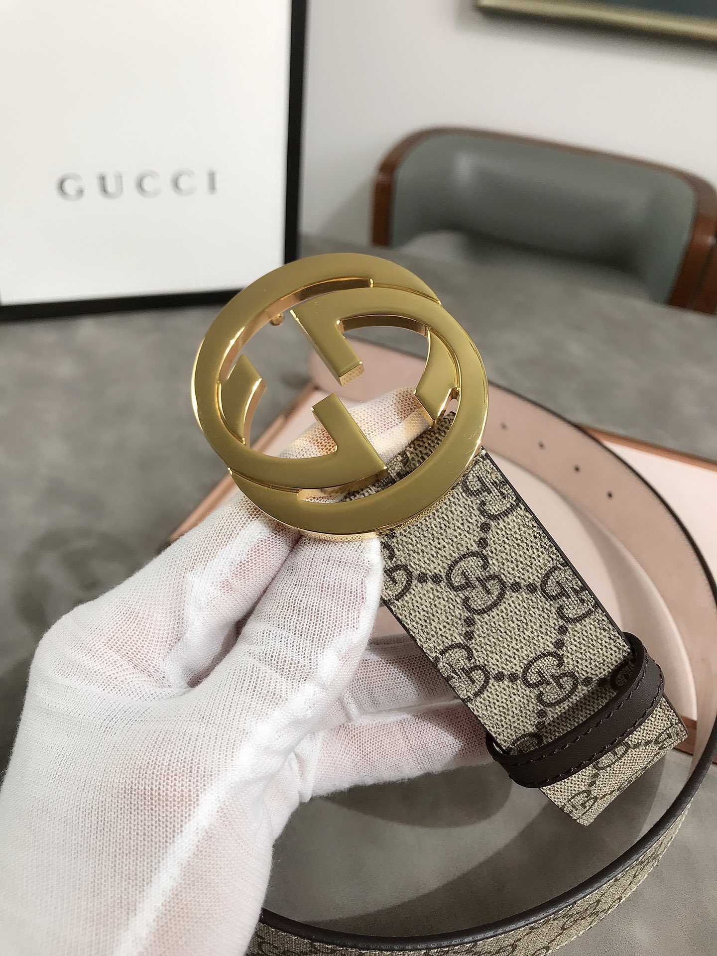 GUCCI classic double G belt