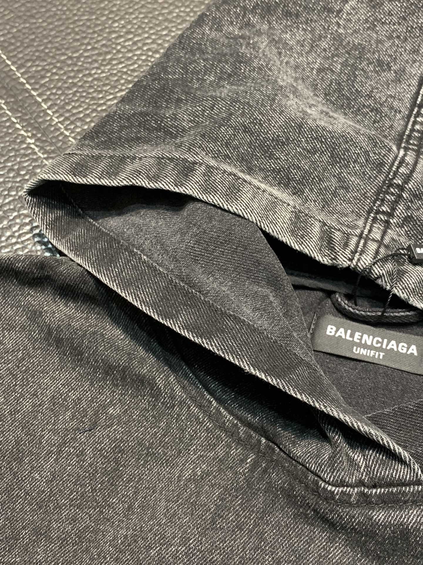 Balenciaga hooded stand collar jacket