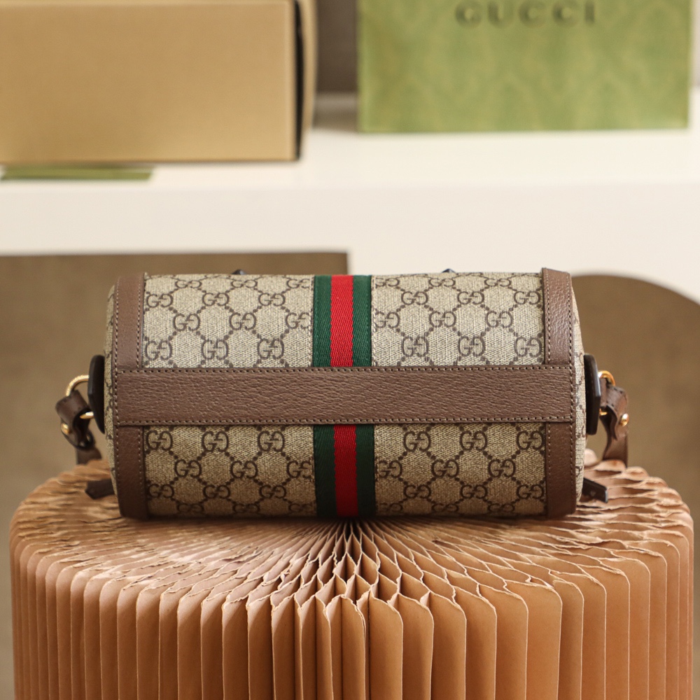 GUCCI 𝙊𝙥𝙝𝙞𝙙𝙞𝙖 series 𝙂𝙂 Boston_genuine leather #602577