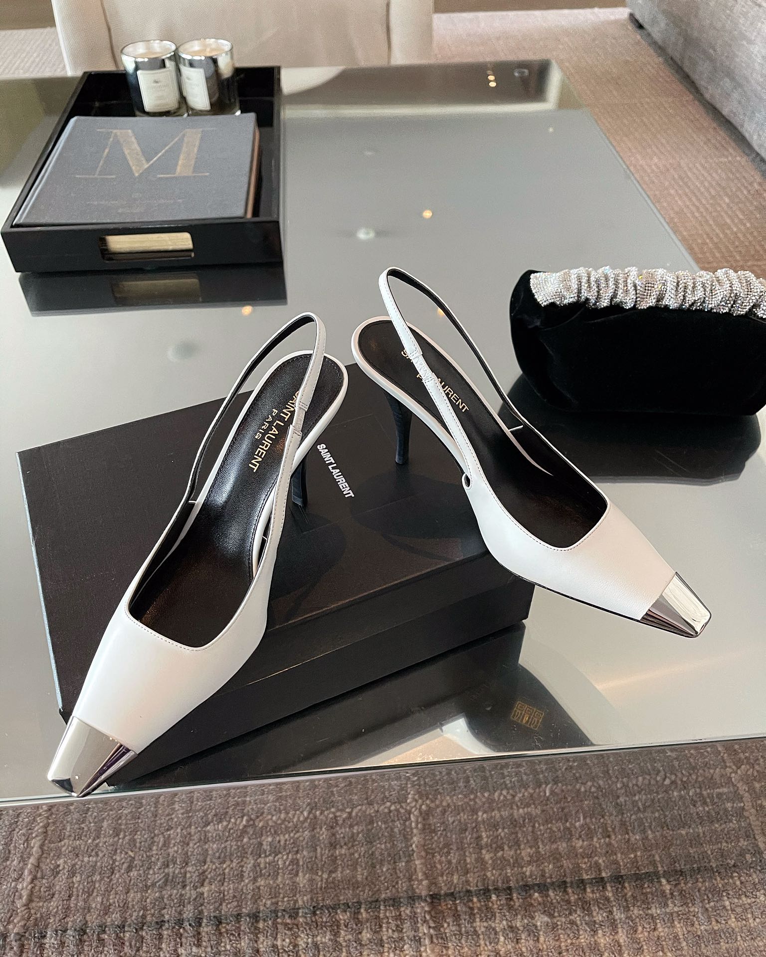 𝙎𝙖𝙞𝙣𝙩 𝙇𝙖𝙪𝙧𝙚𝙣𝙩 | 𝟐𝟎𝟐𝟏/𝐒𝐒 𝐧𝐞𝐰 YSL｜Saint Laurent𝟐𝟎𝟐𝟏 Annual best-selling model Saint Laurent early spring new metal iron head