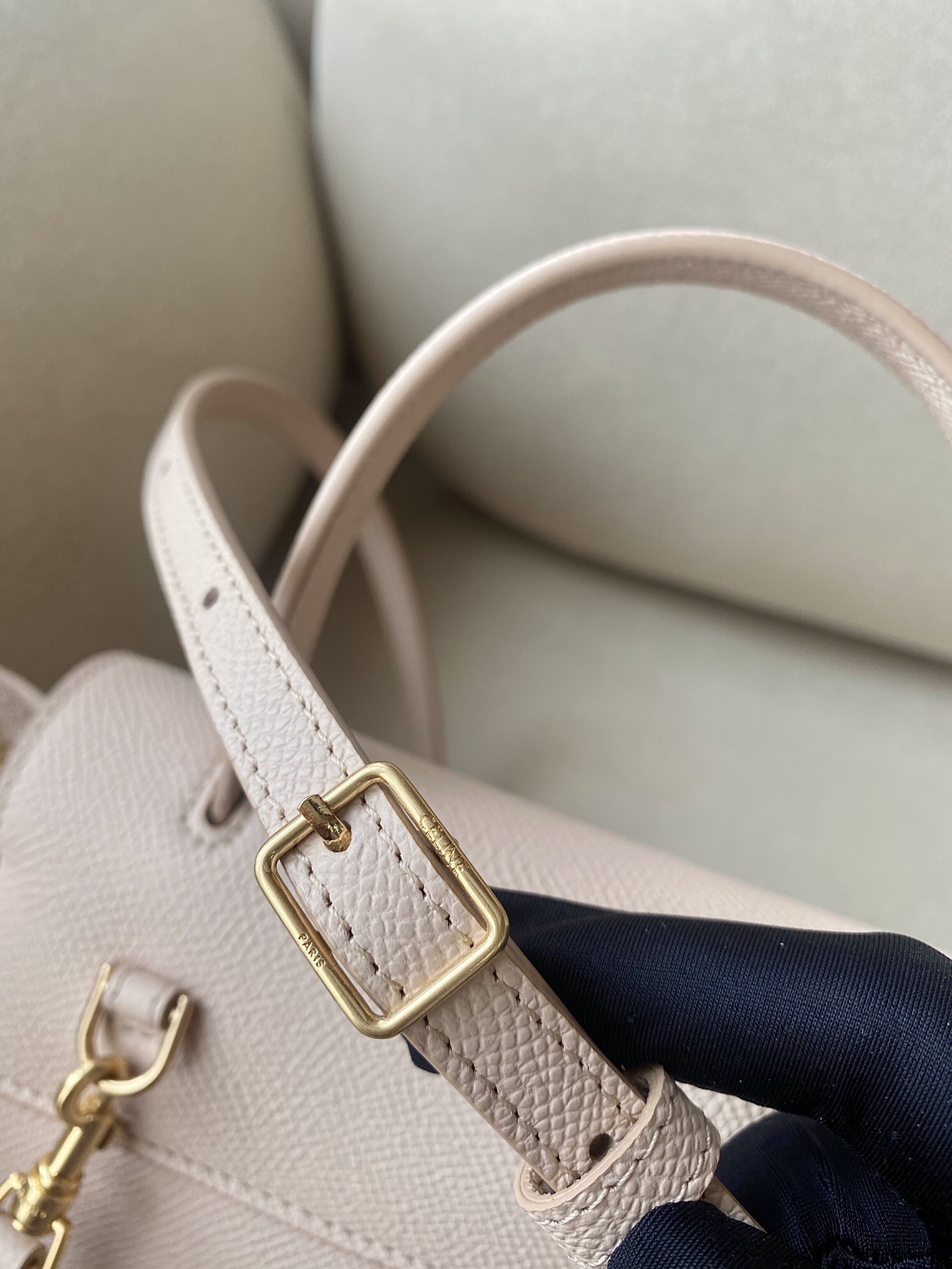 𝐂𝐞𝐥𝐢𝐧𝐞 Belt Bag Catfish Bag Small Grained Calfskin