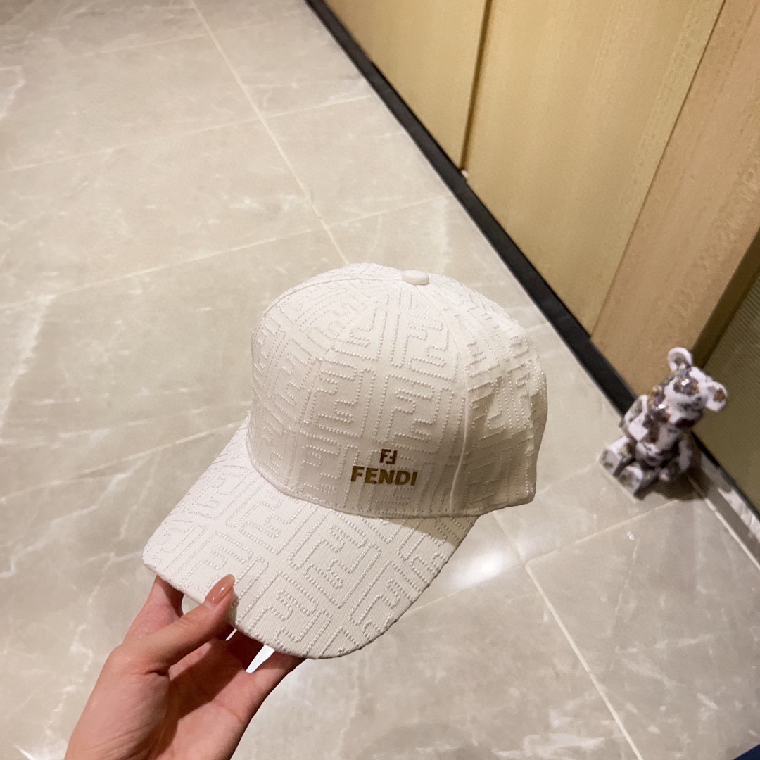 [Fendi] 2023 New Embroidered Simple Baseball Cap