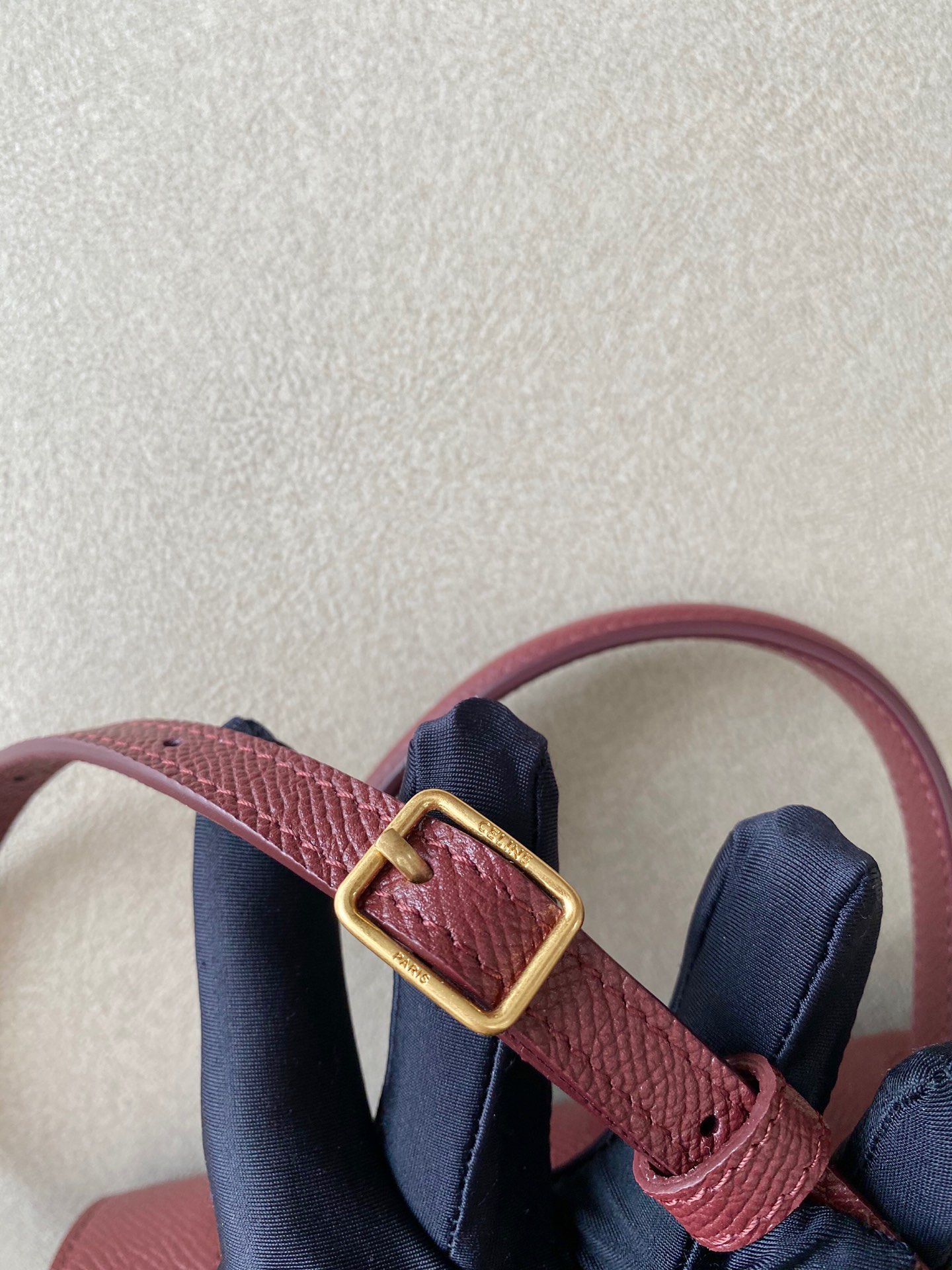 𝐂𝐞𝐥𝐢𝐧𝐞 Belt Bag Catfish Bag Small Grained Calfskin