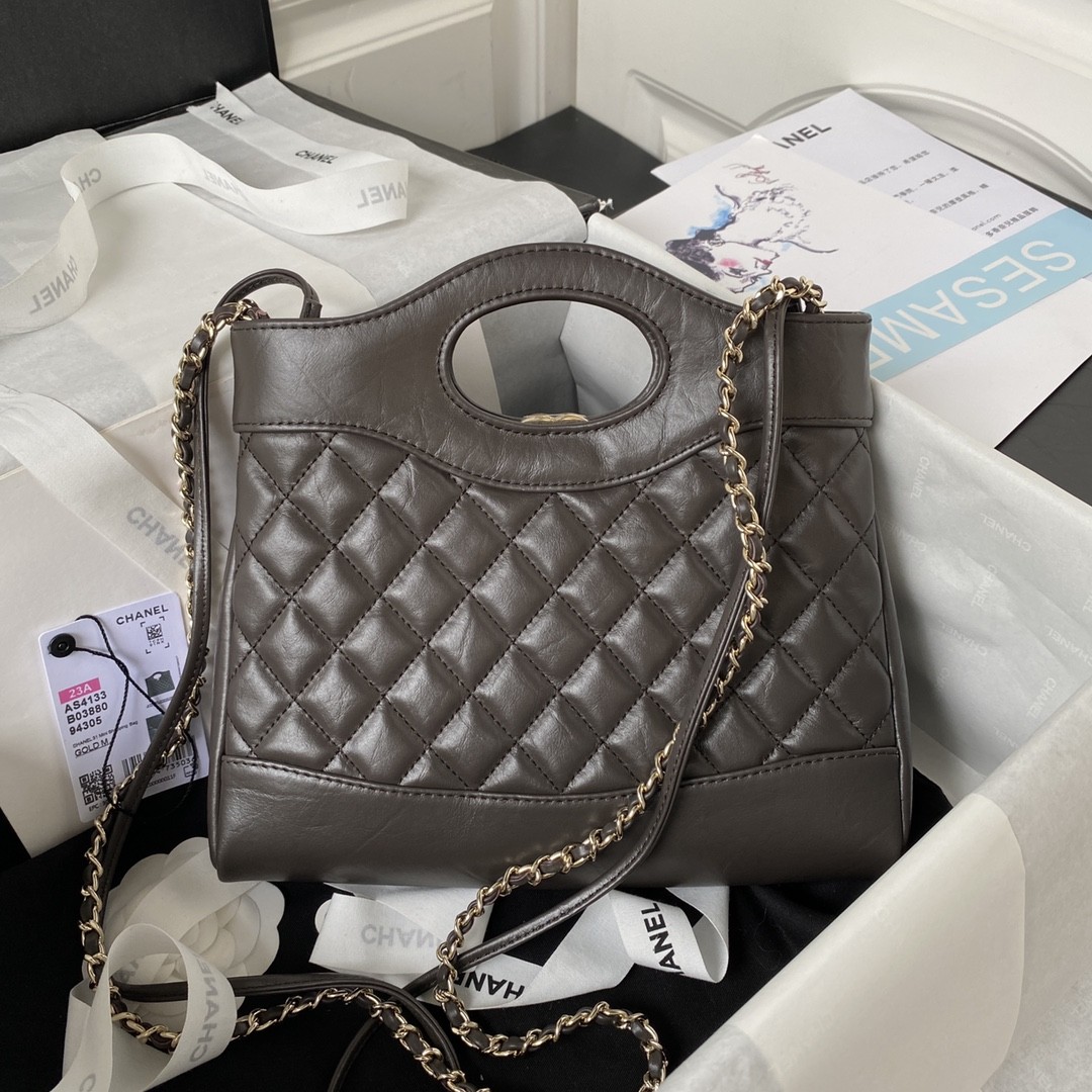 Chanel 23A mini 31 bag AS4133, top quality Size: 22 * 23 * 5.5cm