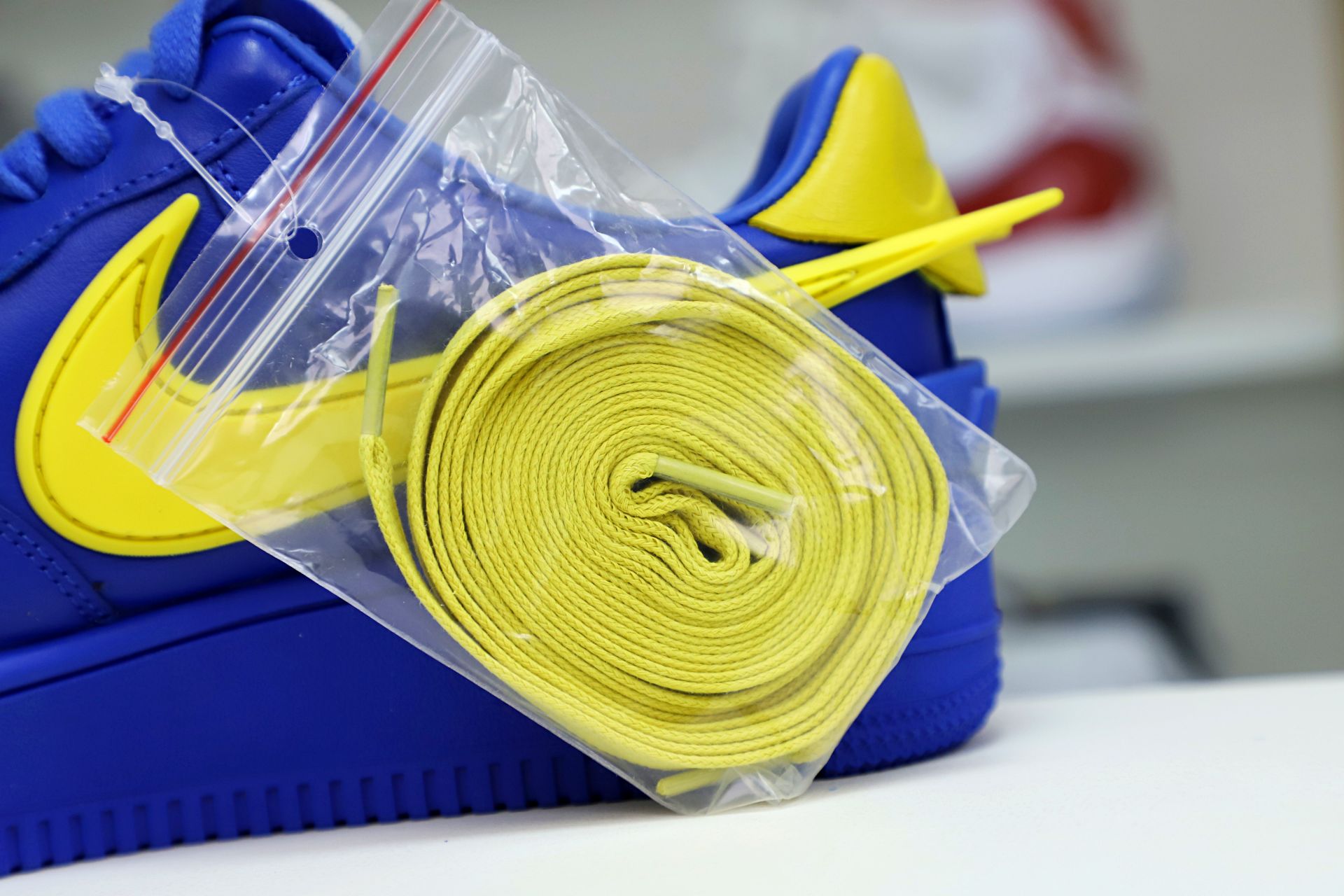 AMBUSH xNike Air Force1LoW GameRoya and Vivid Sulfur