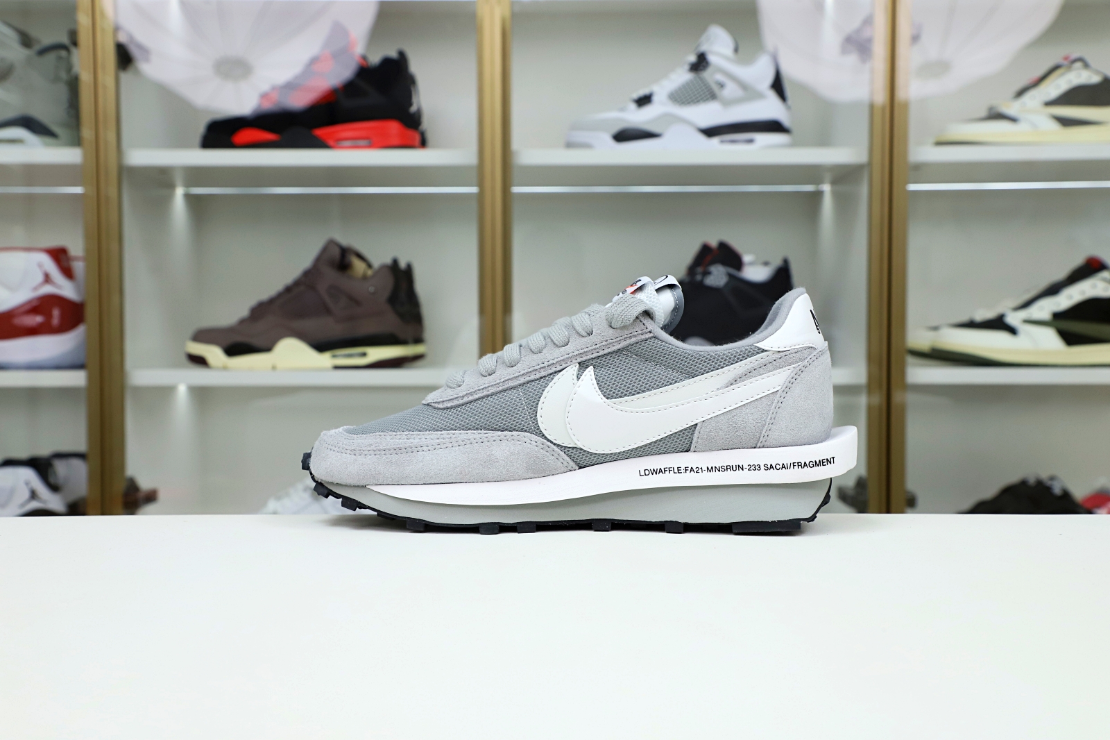 FRAGMENT DESIGN X SACAI X LDV WAFFLE LIGHT SMOKE GREY