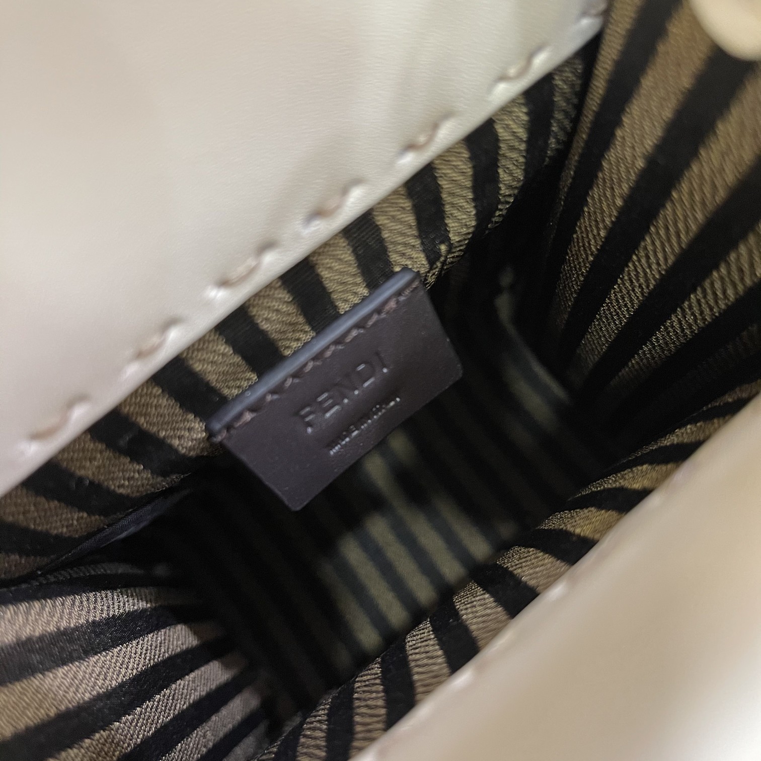 FENDI Sunshine mini tortoiseshell portable crossbody cute