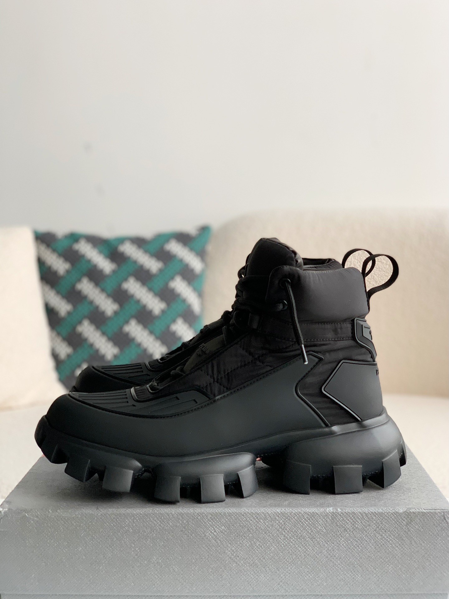 Prada Cloudbus Thunder technology fabric sneakers