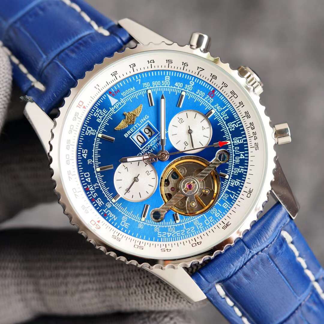 Breitling-Built-in automatic mechanical movement Classic men's watch 6 position flywheel