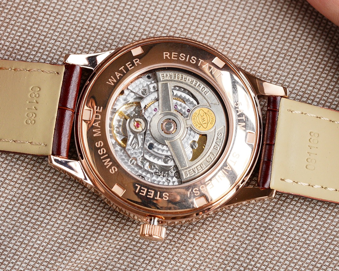 IWC- Moonphase Swiss ETA 2824-2 movement 316 stainless steel case