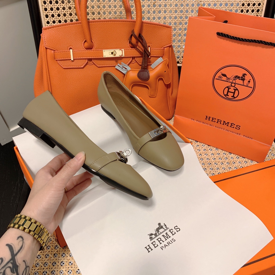 Hermes H shoes