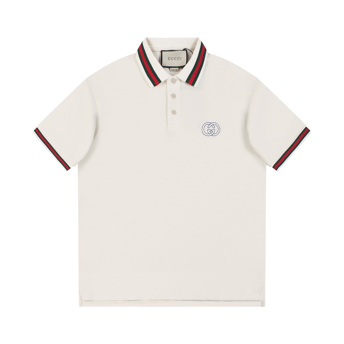 Gucci Embroidered lapel POLO on left chest