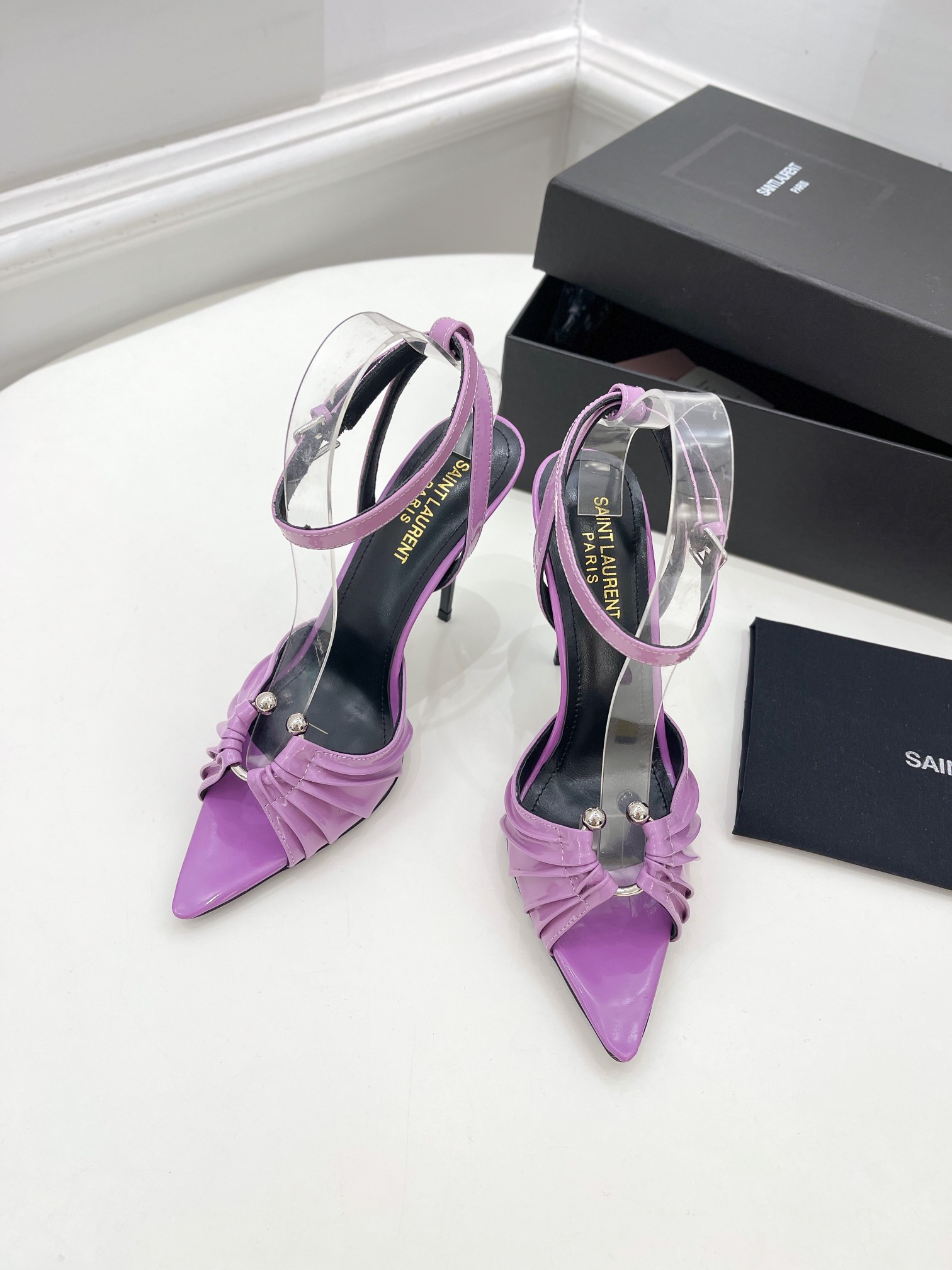 𝙎𝙖𝙞𝙣𝙩 𝙇𝙖𝙪𝙧𝙚𝙣𝙩 | 𝟐𝟎𝟐𝟏/𝐒𝐒 𝐧𝐞𝐰 YSL｜Roland 2022/fw early spring new baked high heels