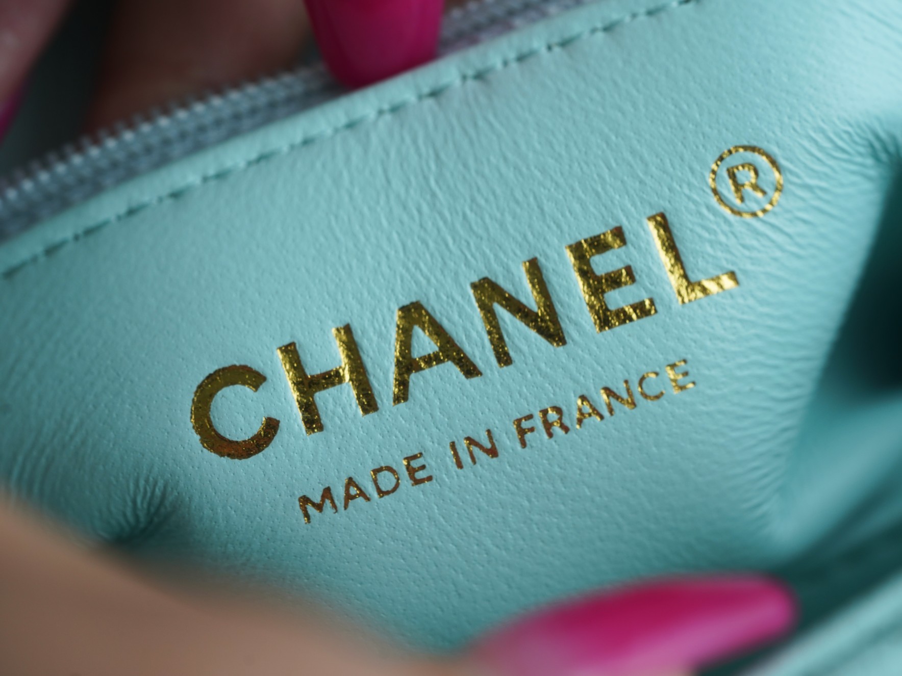 CHANEL 𝑪𝒐𝑪𝒐 𝒉𝒂𝒏𝒅𝒍 𝒆 New cowhide handle small 𝙗𝙖𝙗𝙮 blue