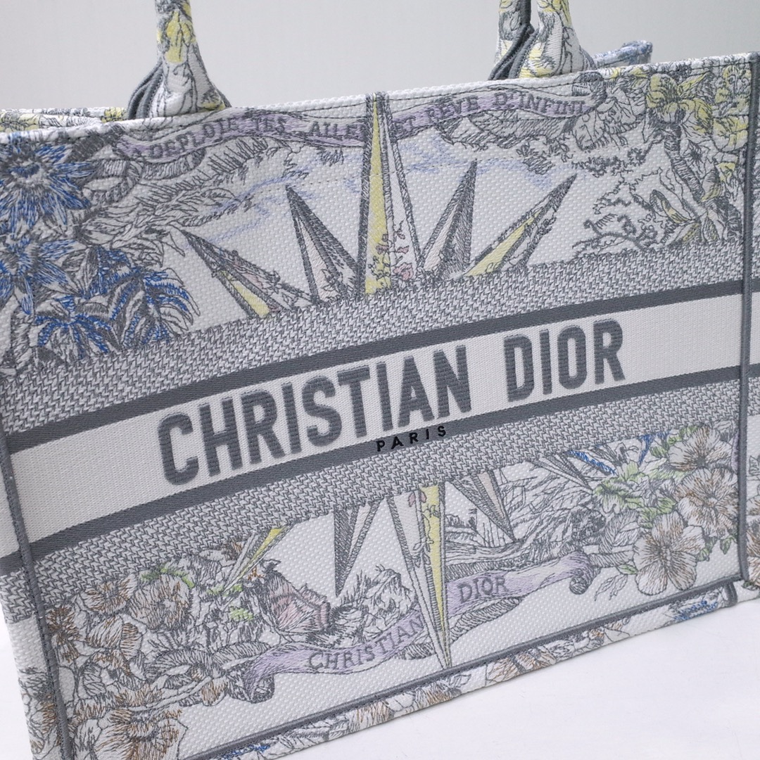 DIOR TOTE oblique vintage print