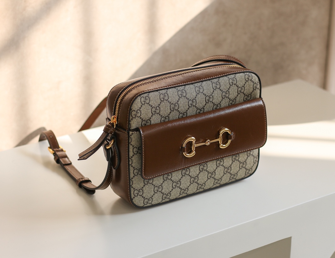 GUCCI 𝙃𝙤𝙧𝙨𝙚𝙗𝙞𝙩 𝟭𝟵𝟱𝟱 horsebit shoulder bag #645454#