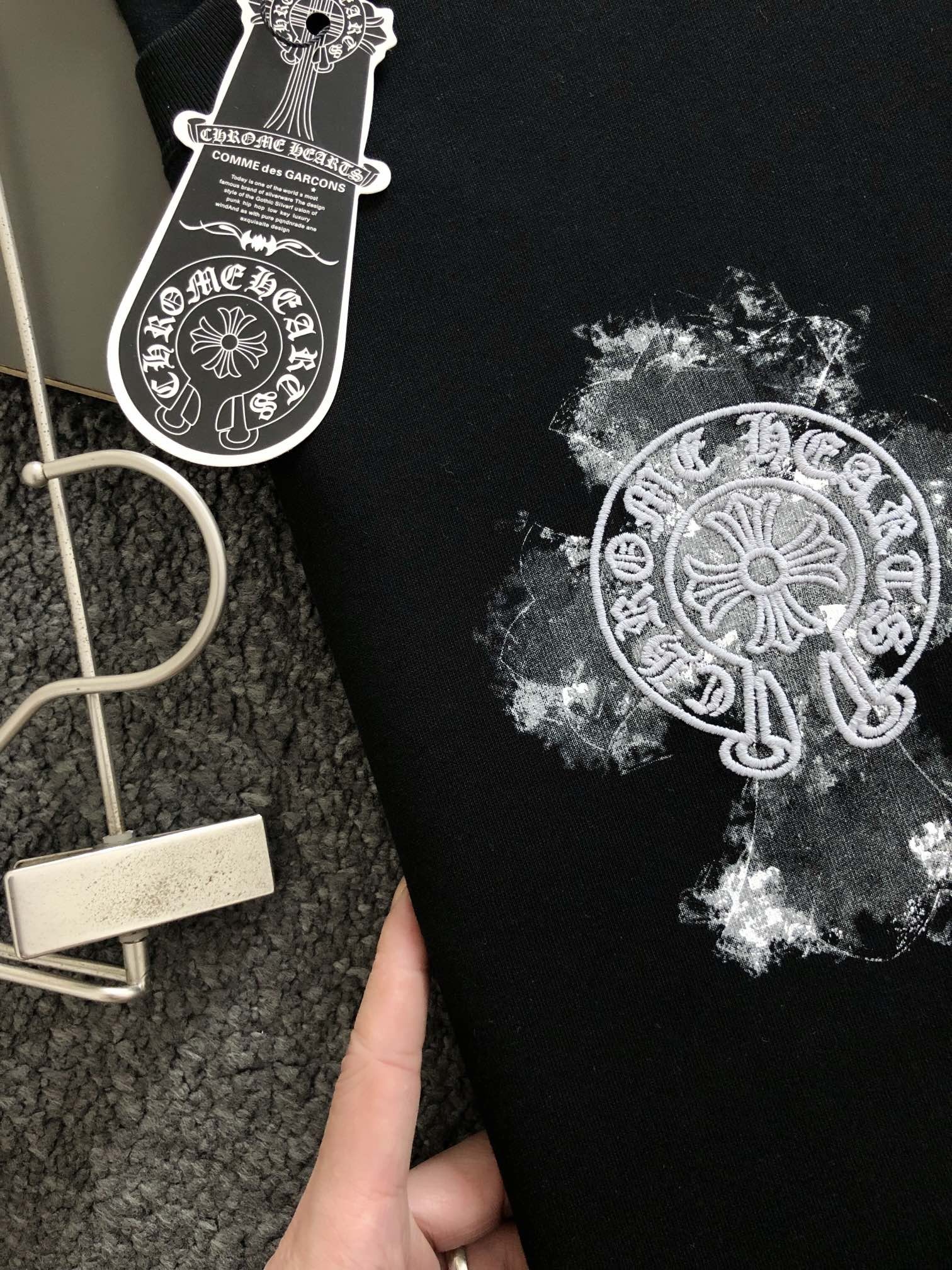 Chrome Hearts Daub print blended with light embroidery t-shirt