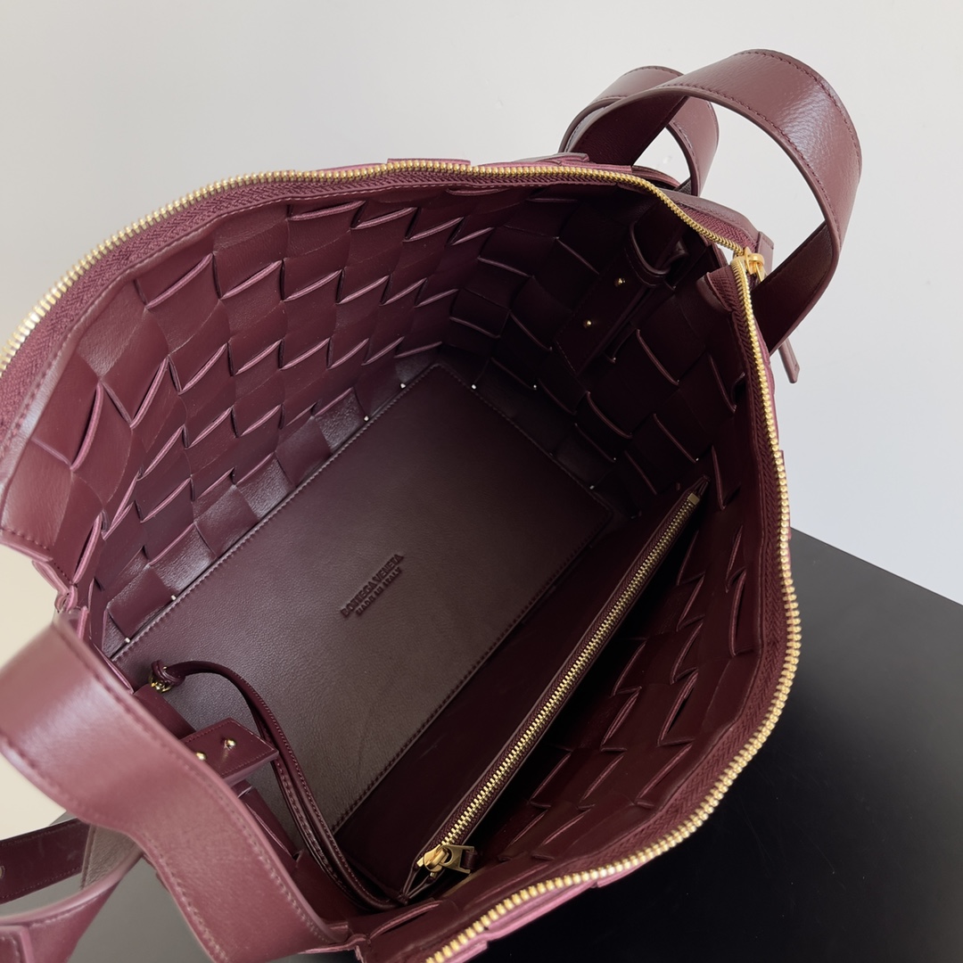 Bottega Veneta Bowling Bag Burgundy #80837