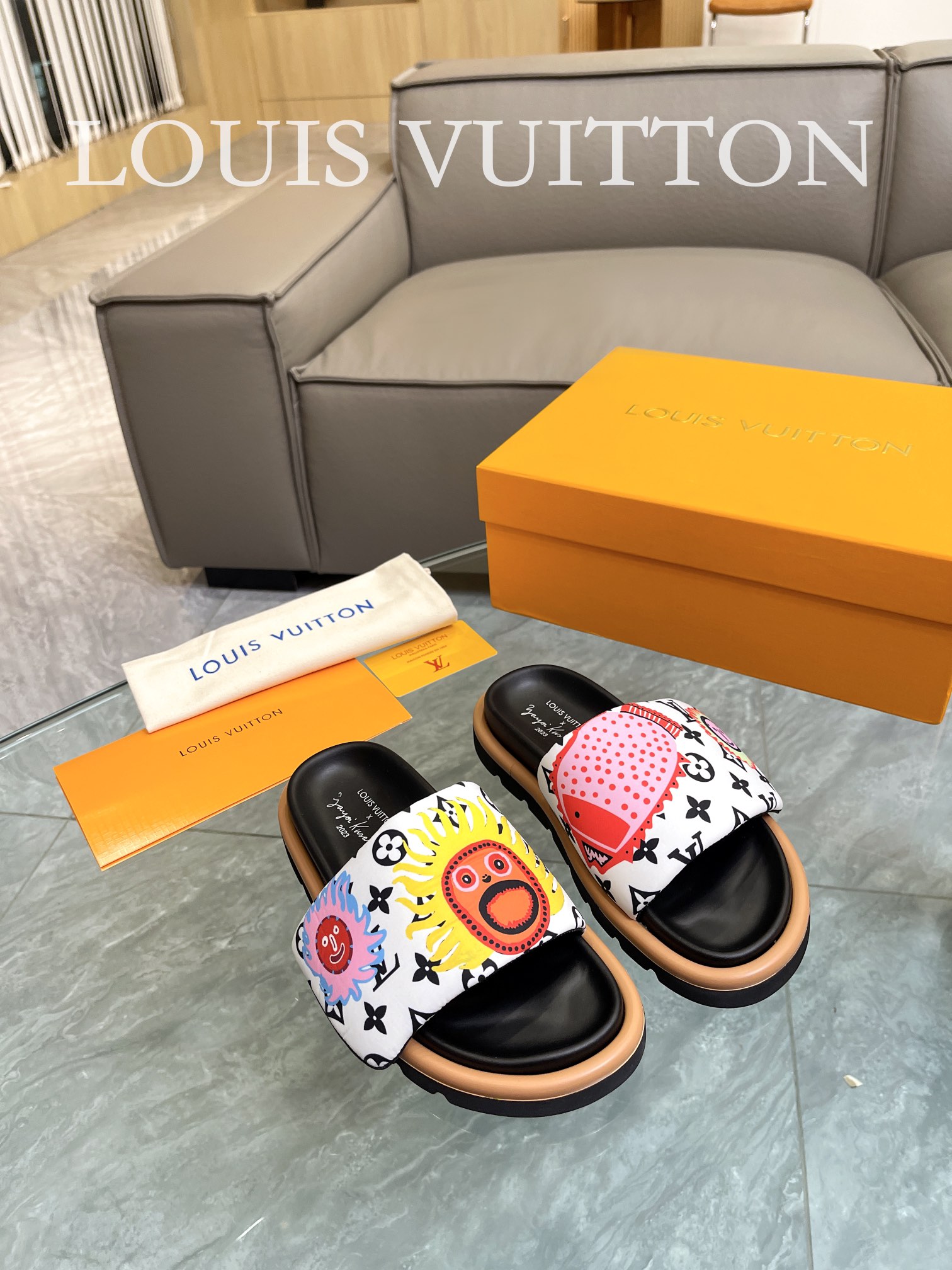 Louis Vuitton 2023 lovers mandarin duck shoes