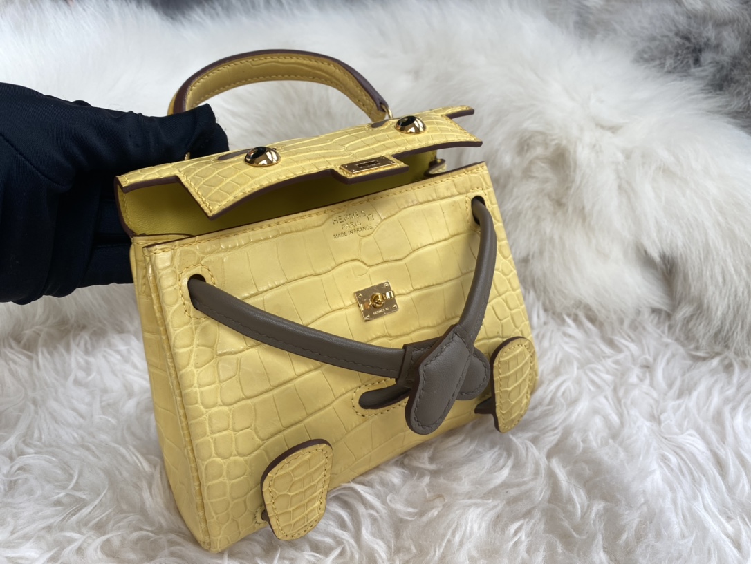 kelly doll  American crocodile top craftsmanship wax thread hand sewing