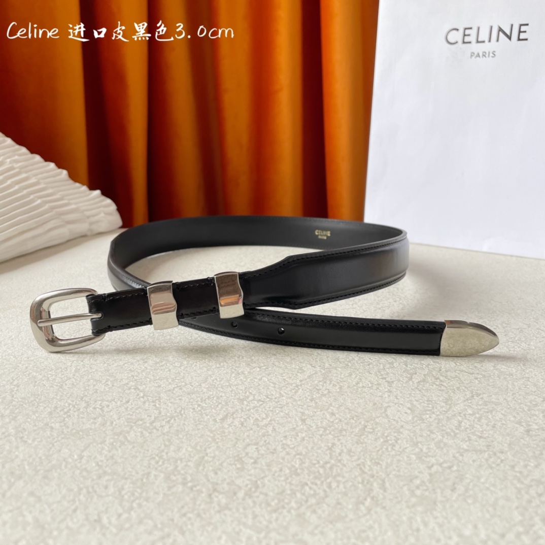 CELINE new pin buckle women's belt