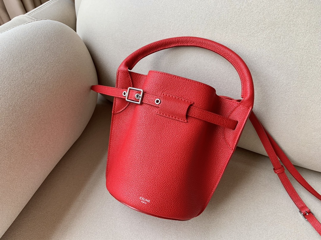 𝐂𝐞𝐥𝐢𝐧𝐞 Bigbag bucket nano  calfskin