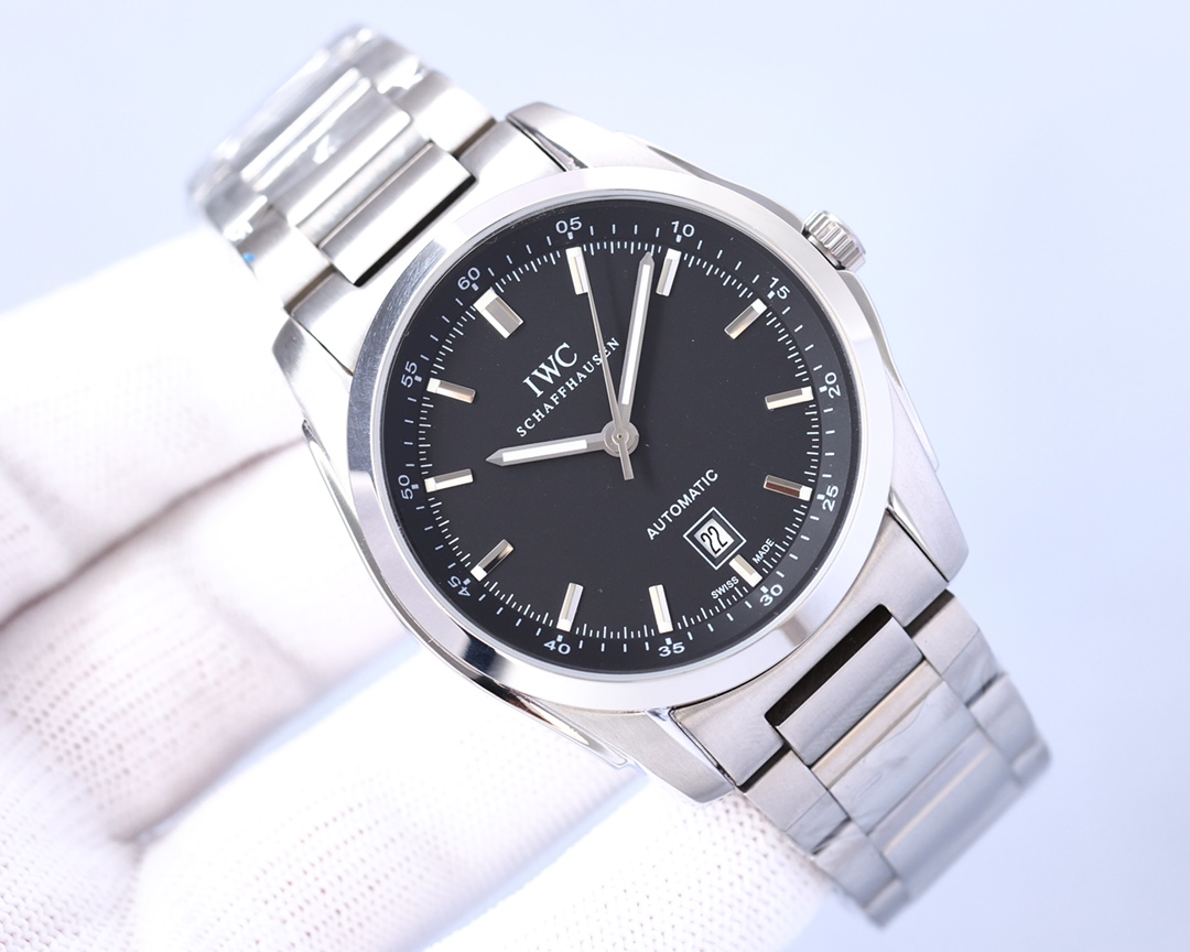 IWC- Fine men's watches Imported Citizen mechanical movement, top 316 stainless steel case and strap