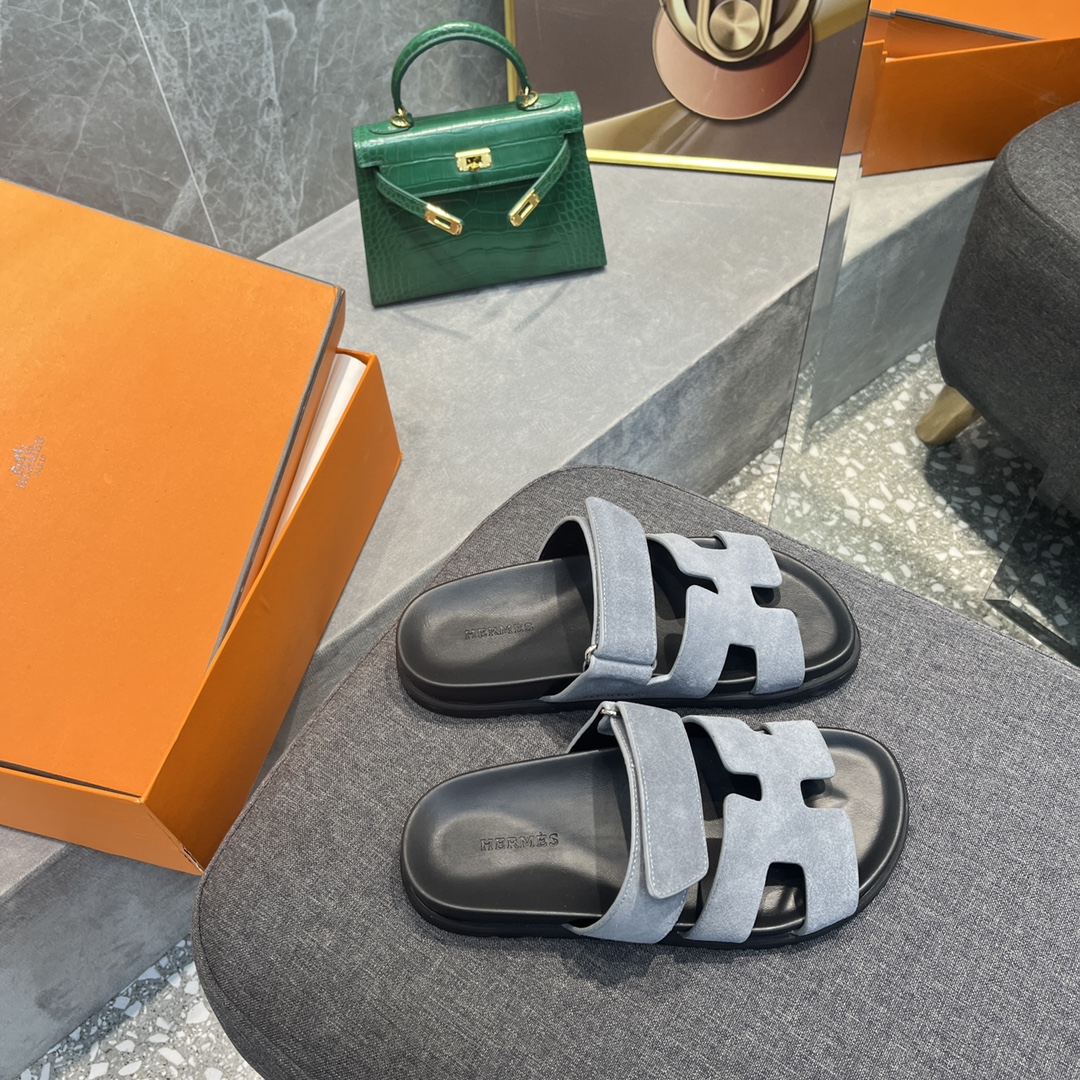 Hermes spring and summer sandals series couple models classic models