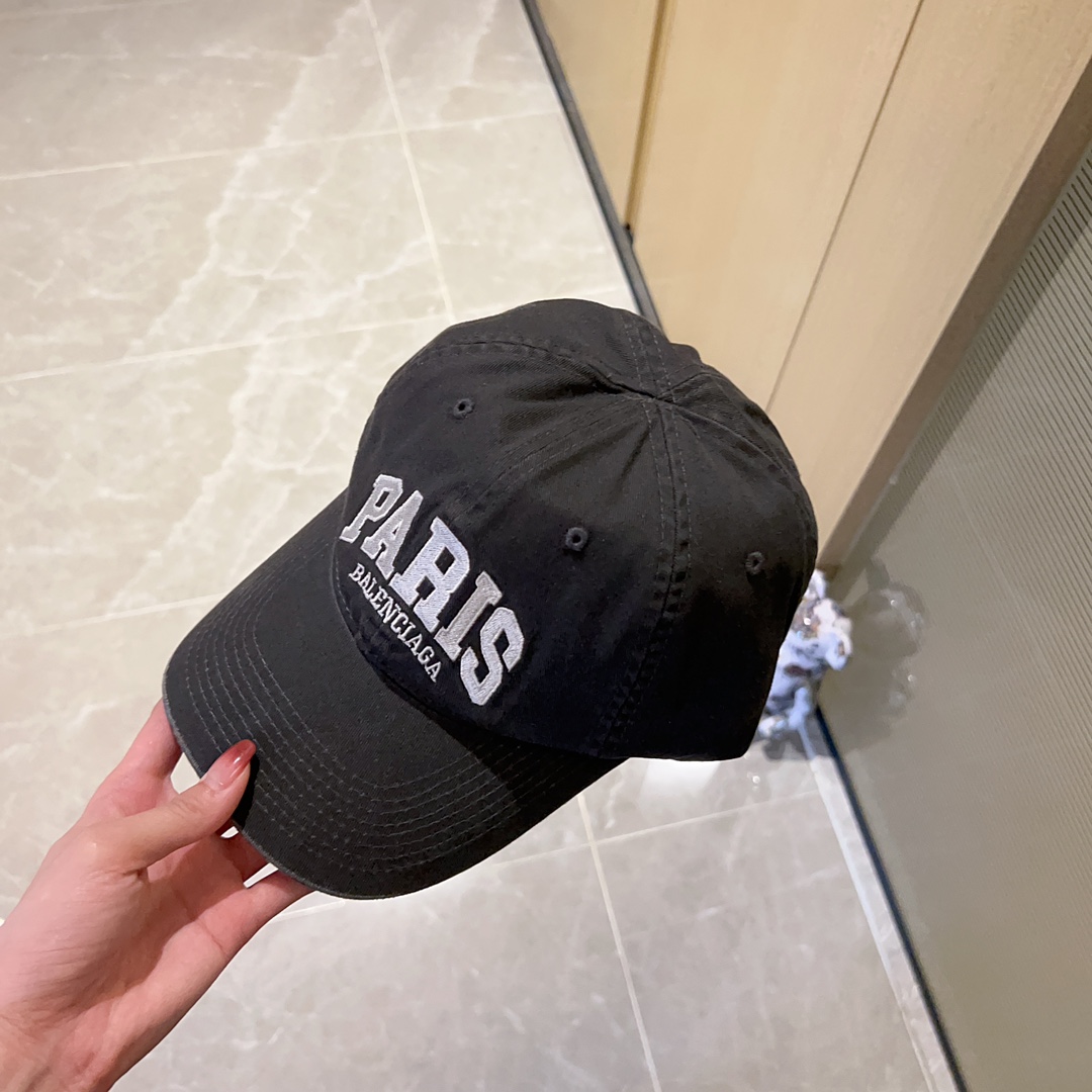 [Balenciaga] 2023 new style embroidered baseball cap