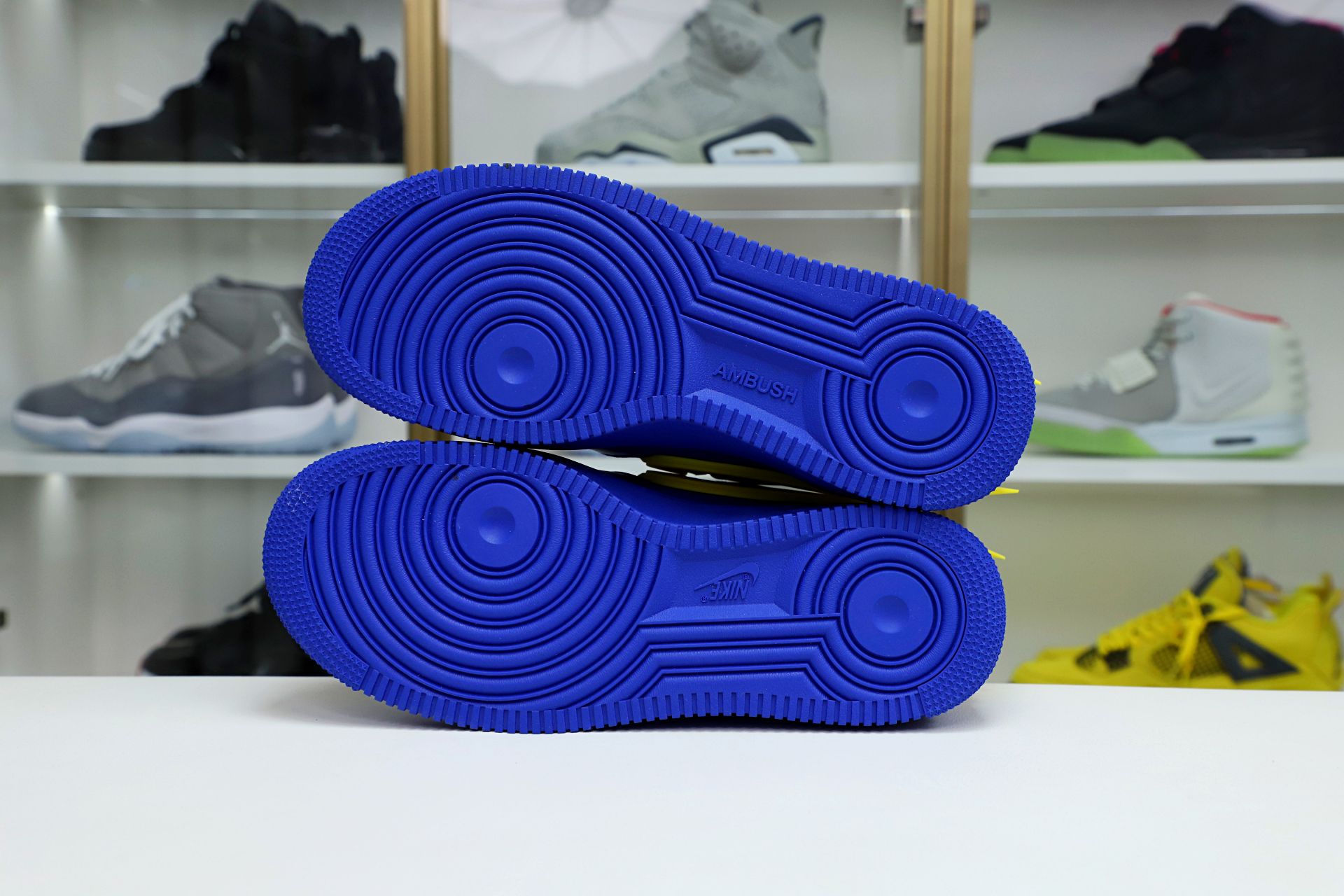 AMBUSH xNike Air Force1LoW GameRoya and Vivid Sulfur