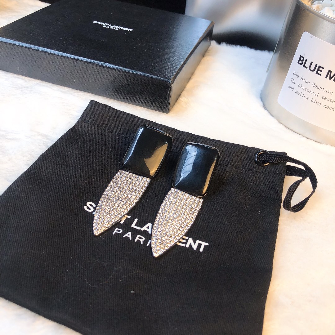 Saint Laurent YSL earrings studs