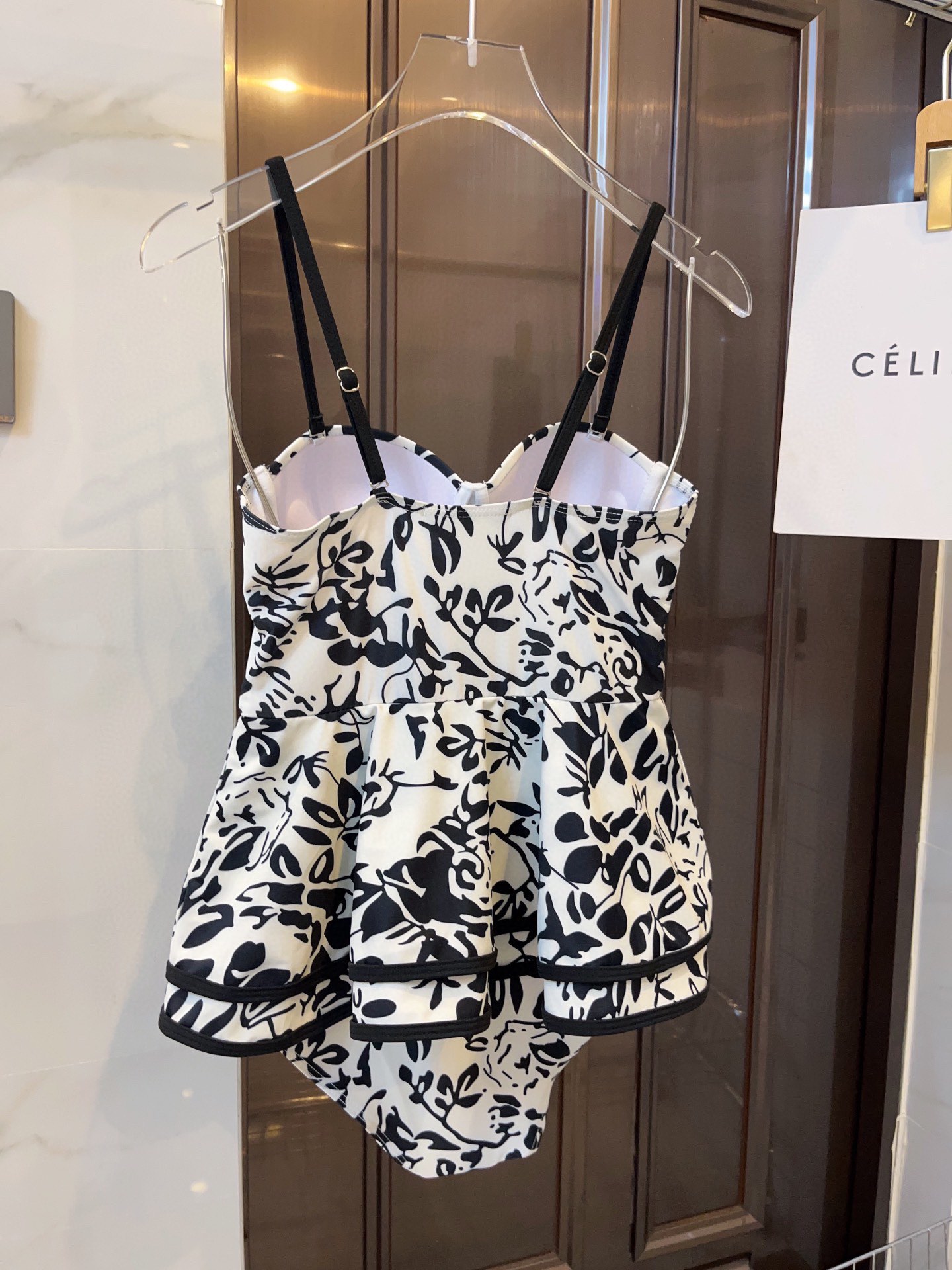 Dior New steel ring one piece swimming costume