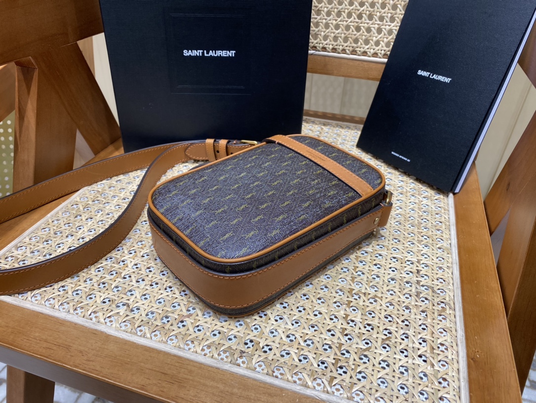 SAINT LAURENT ▪️𝗟𝗘 𝗠𝗢𝗡𝗢𝗚𝗥𝗔𝗠𝗠𝗘▪️685534original leather