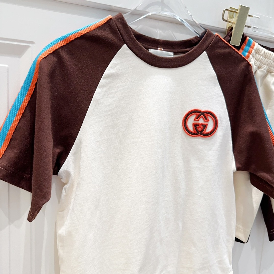 Gucci 2024/SS new logo printed T-shirt suit