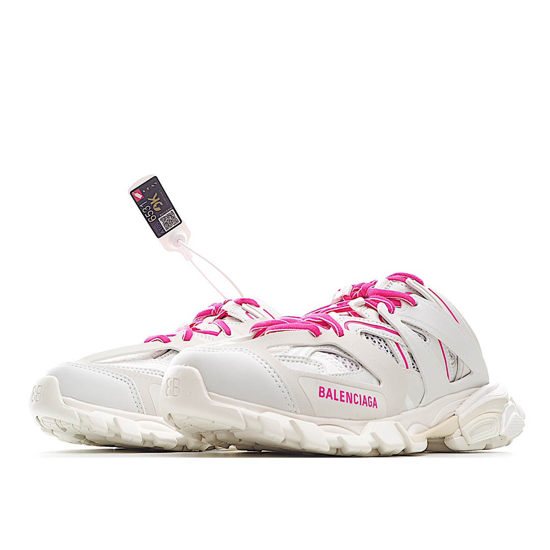 Balenciaga Sneaker Tess s.Gomma MAILLE WHITE/ORANGE