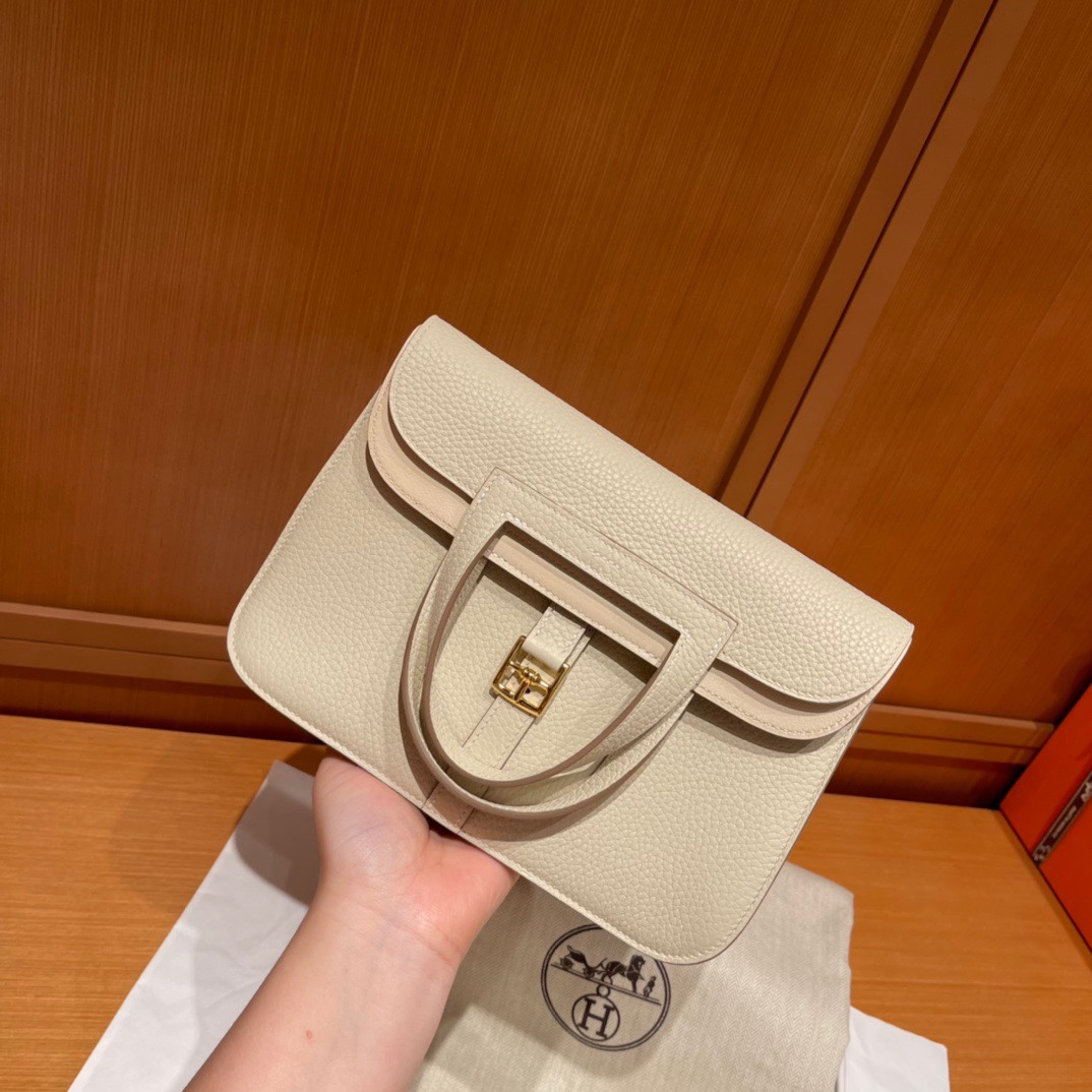 Halzan 25cm New stock tc leather 10 milkshake white gold buckle