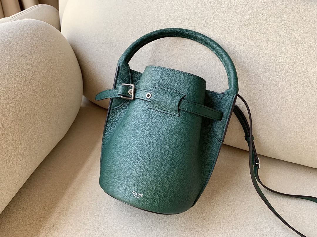 𝐂𝐞𝐥𝐢𝐧𝐞 Bigbag bucket nano  calfskin