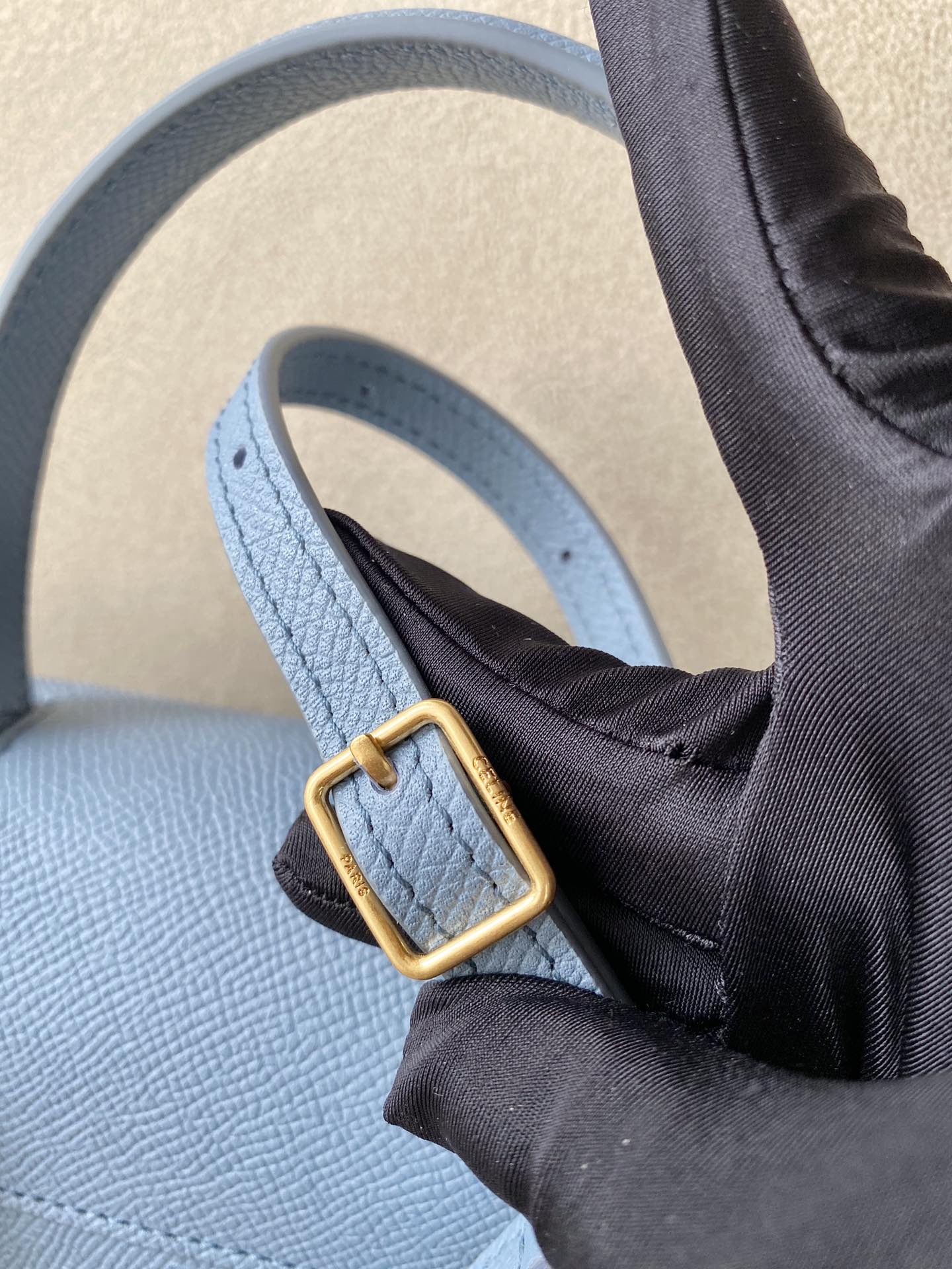 𝐂𝐞𝐥𝐢𝐧𝐞 Belt Bag Catfish Bag Small Grained Calfskin