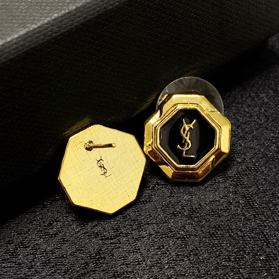 Saint Laurent YSL earrings studs