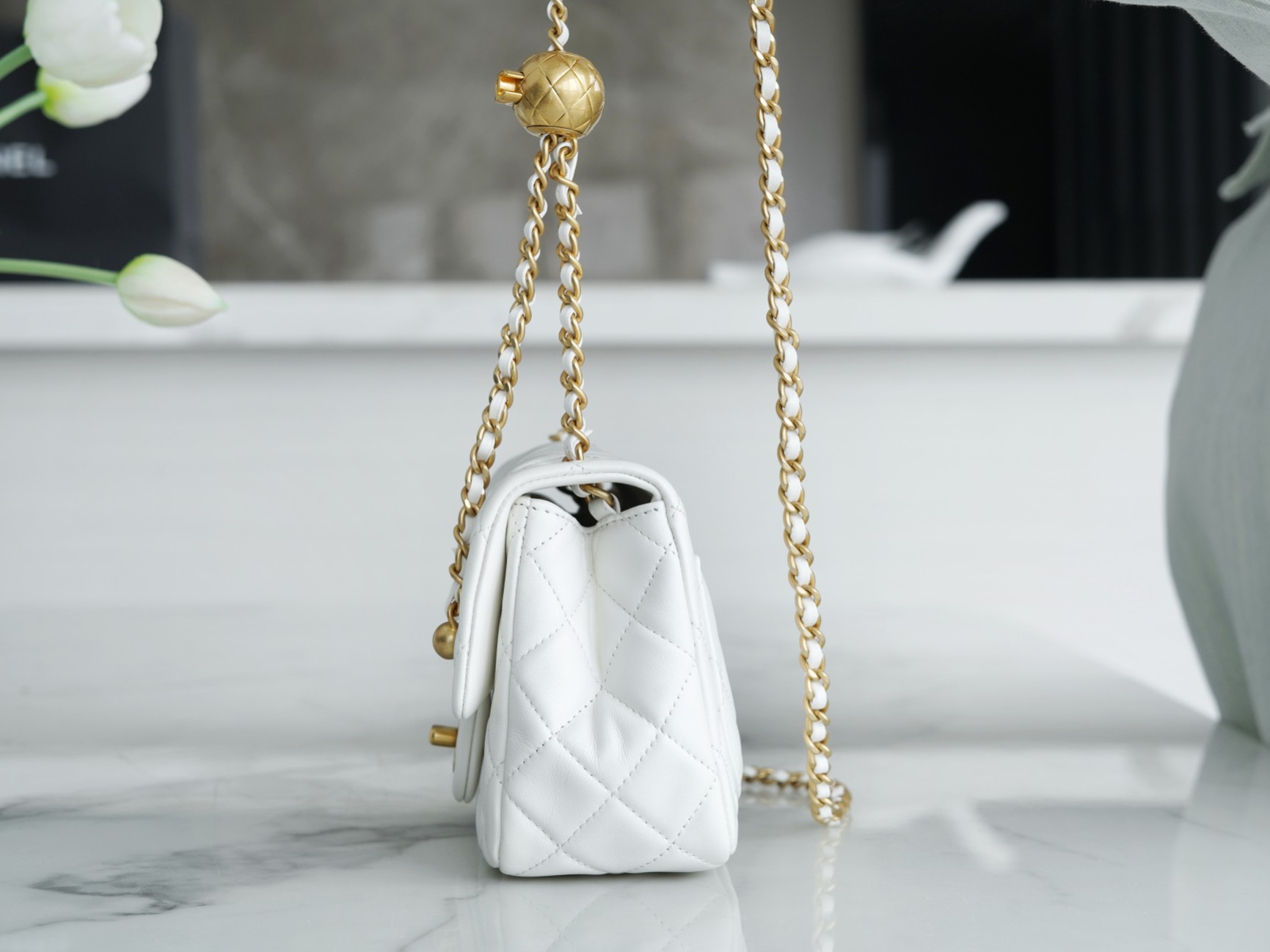 𝗖𝗛𝗔𝗘𝗡𝗟 ✦𝟐𝟑𝐂Metal ball square fat man white (synchronized with the latest version of 23C)