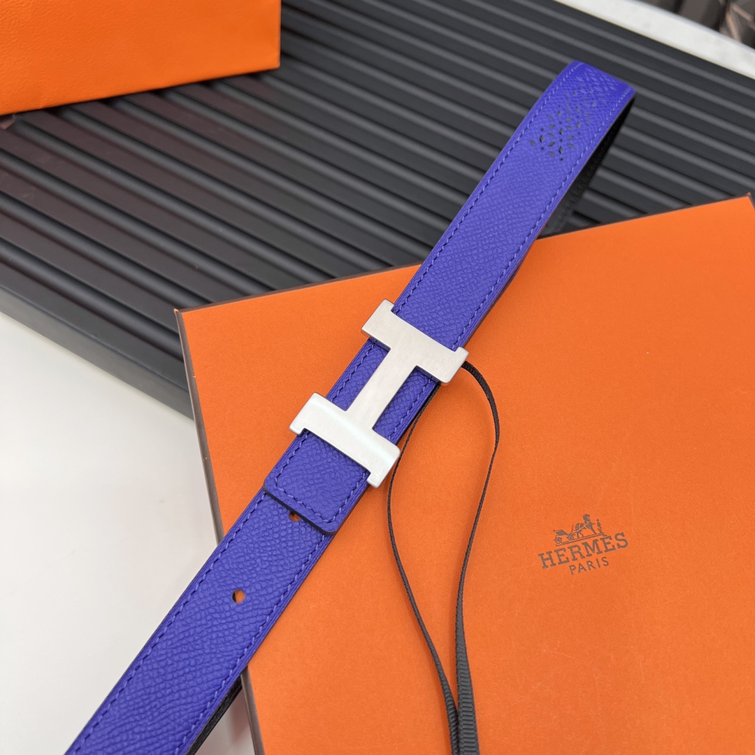 Hermes Reversible Belt in Swift and Epsom Calfskin