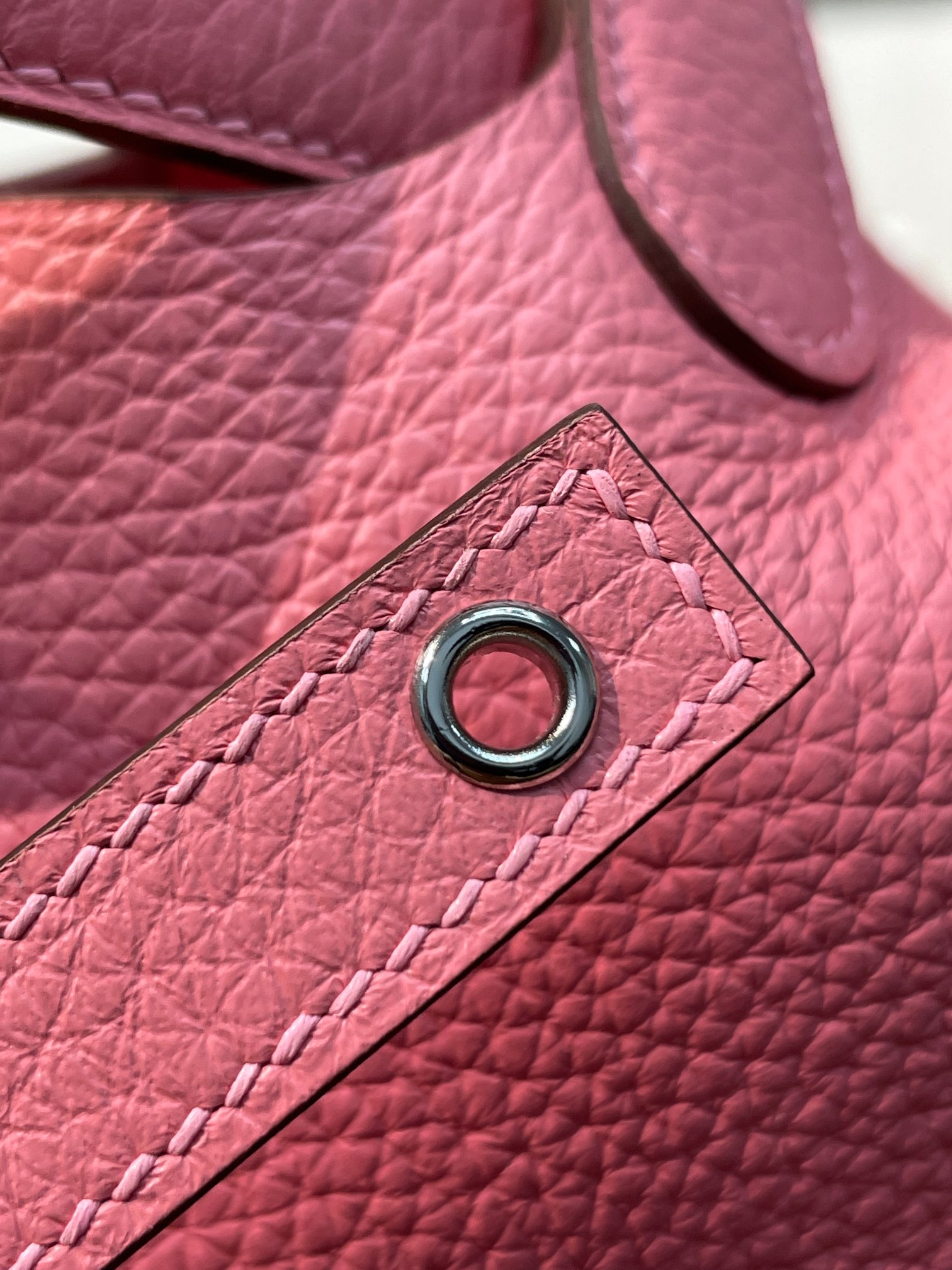 picotin18 summer powder TC leather silver buckle