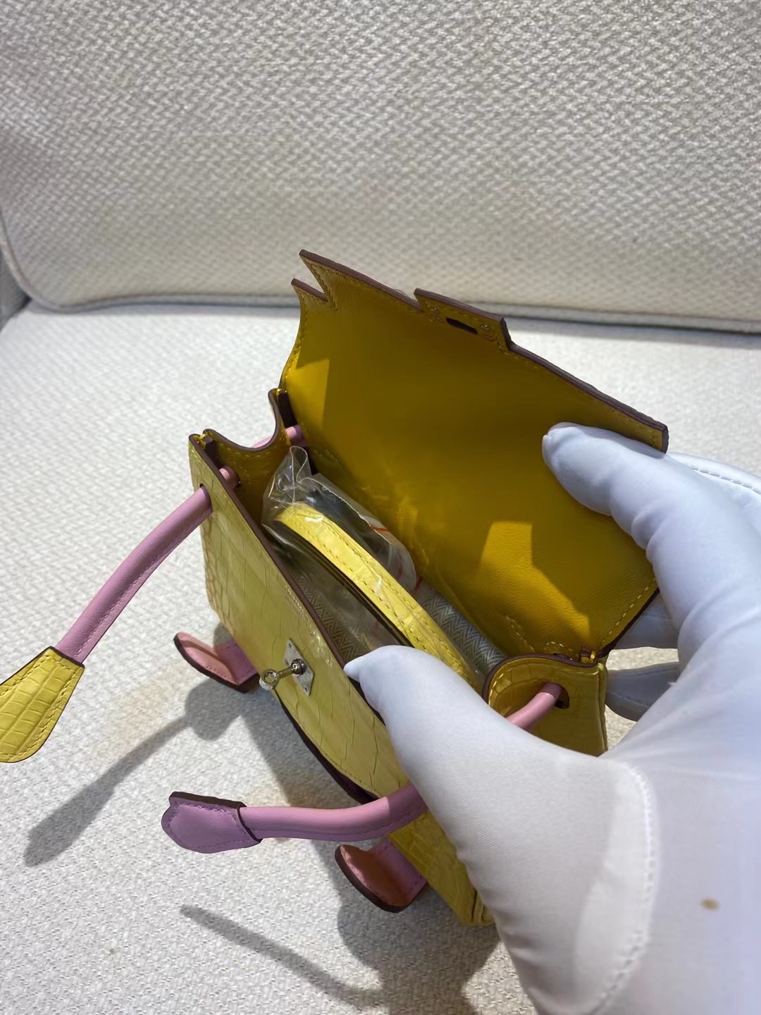 kelly doll  American crocodile top craftsmanship wax thread hand sewing