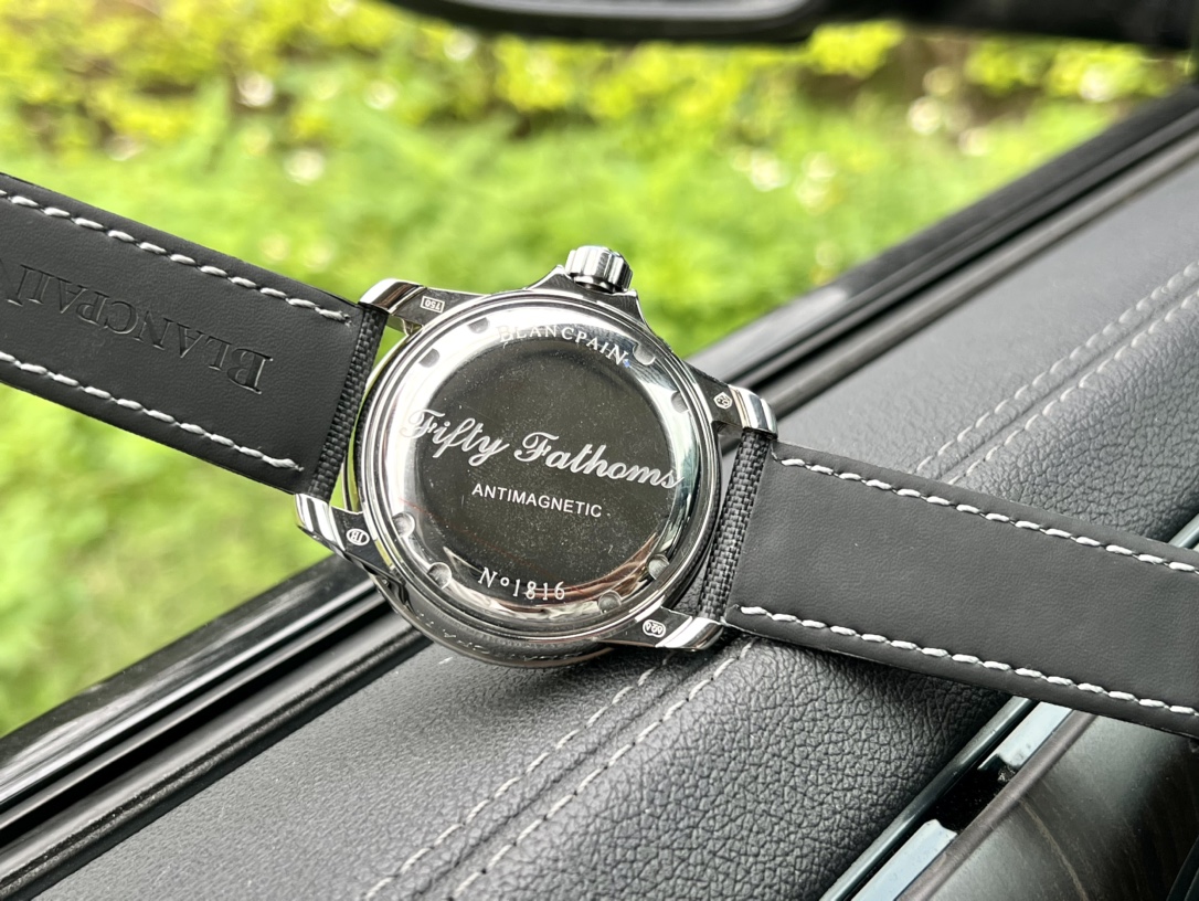 Blancpain-Tw Manufacture Blancpain Fifty Fathoms 16 stainless steel metal case with sapphire bezel mirror