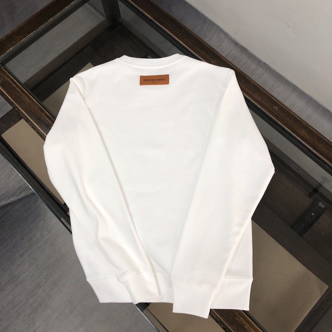 Louis Vuitton 2023 new autumn and winter couples style round neck sweatshirt