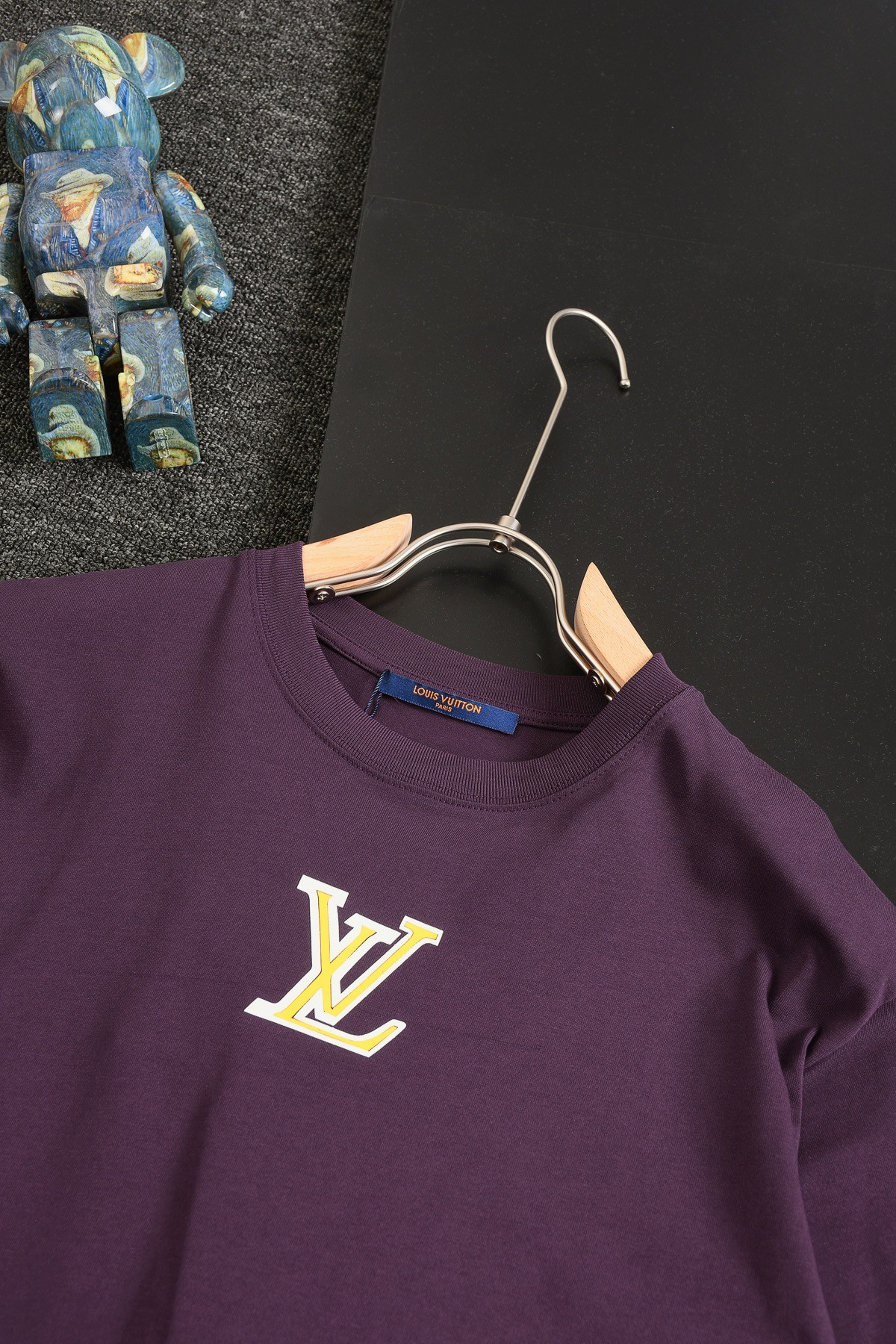 Louis Vuitton T-shirt with yellow and white logo