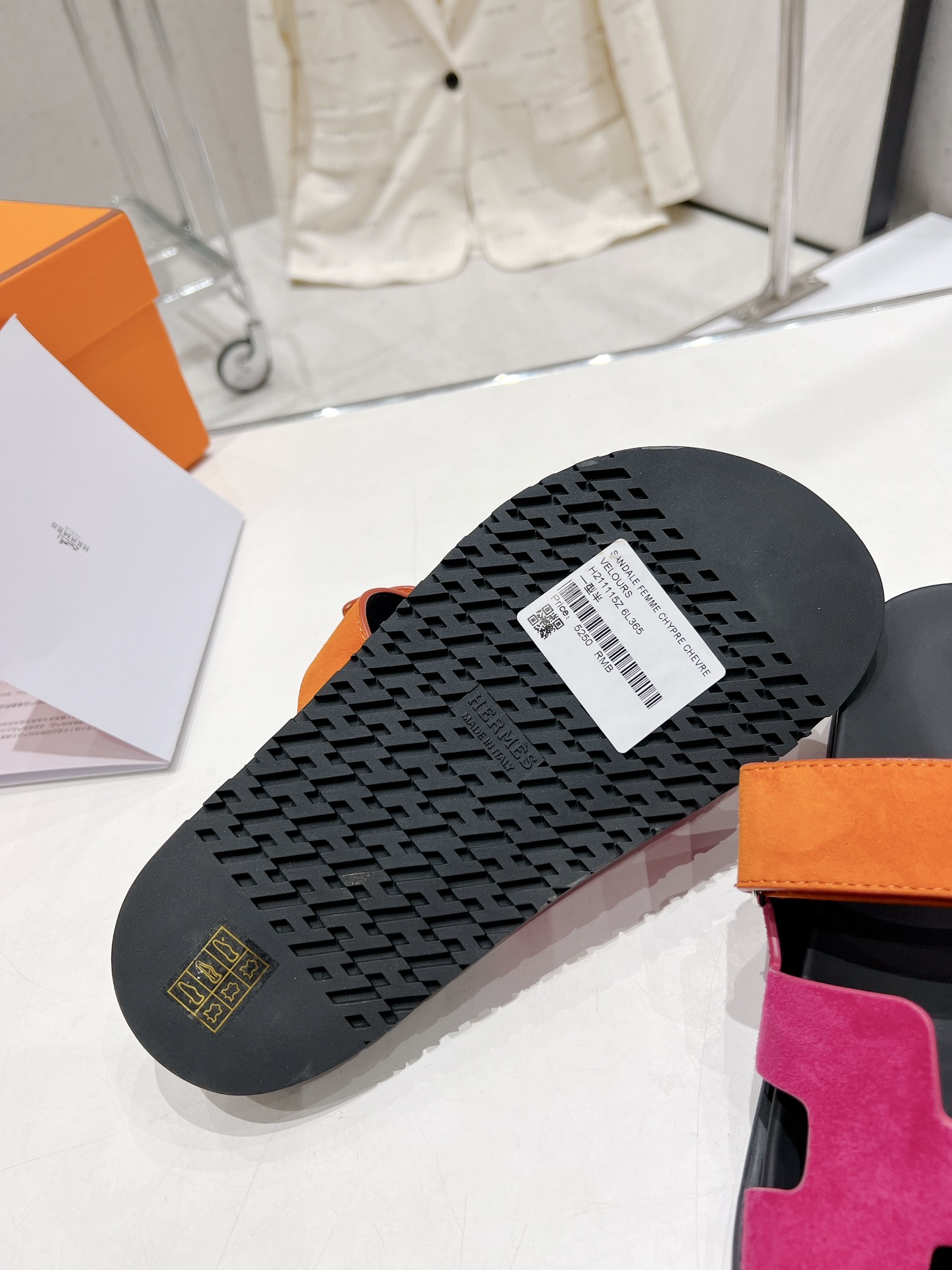 Hermes spring and summer sandals series couple models classic models