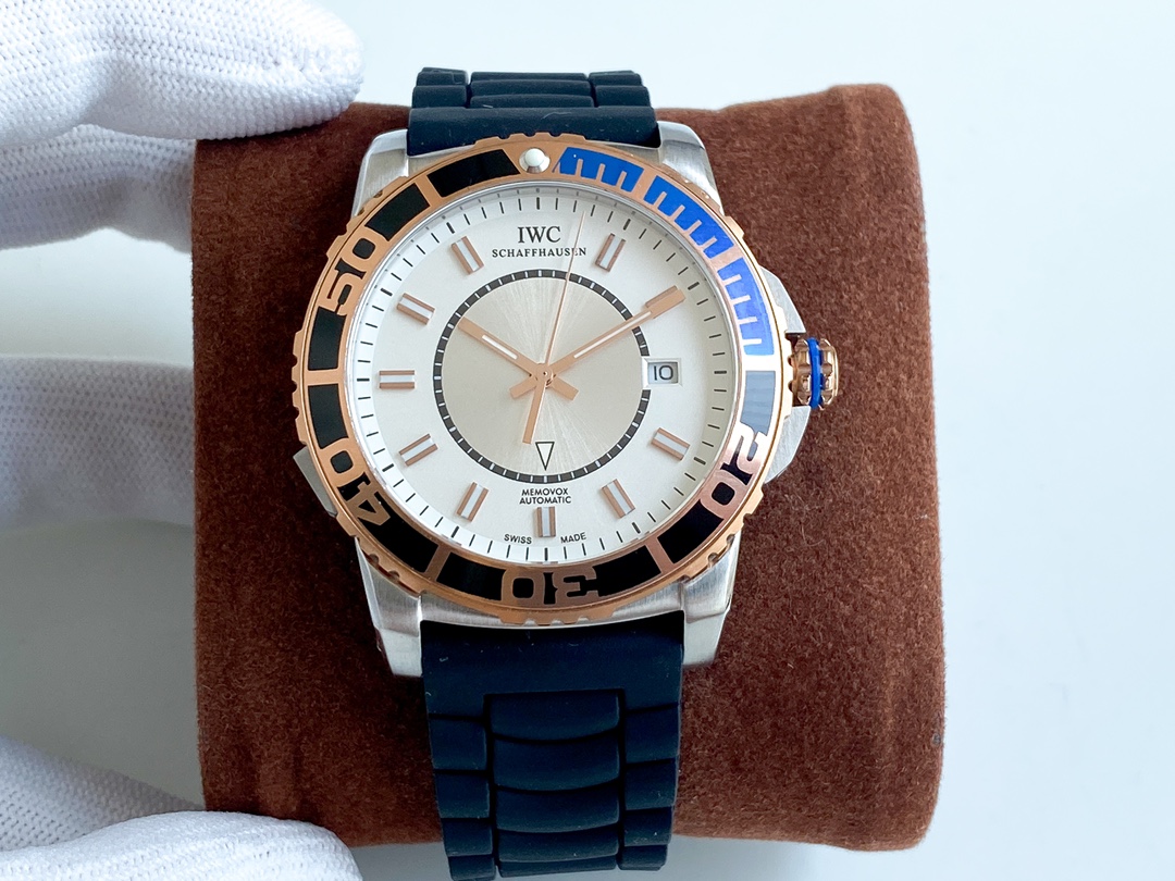 IWC- Fine men's watches Imported Citizen mechanical movement, top 316 stainless steel case and strap