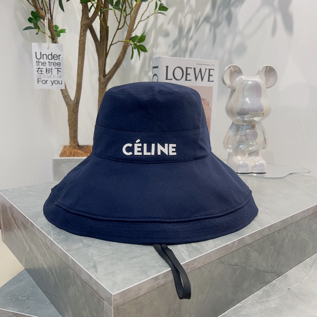 Celine-simple fisherman hat Classic customized special, fresh